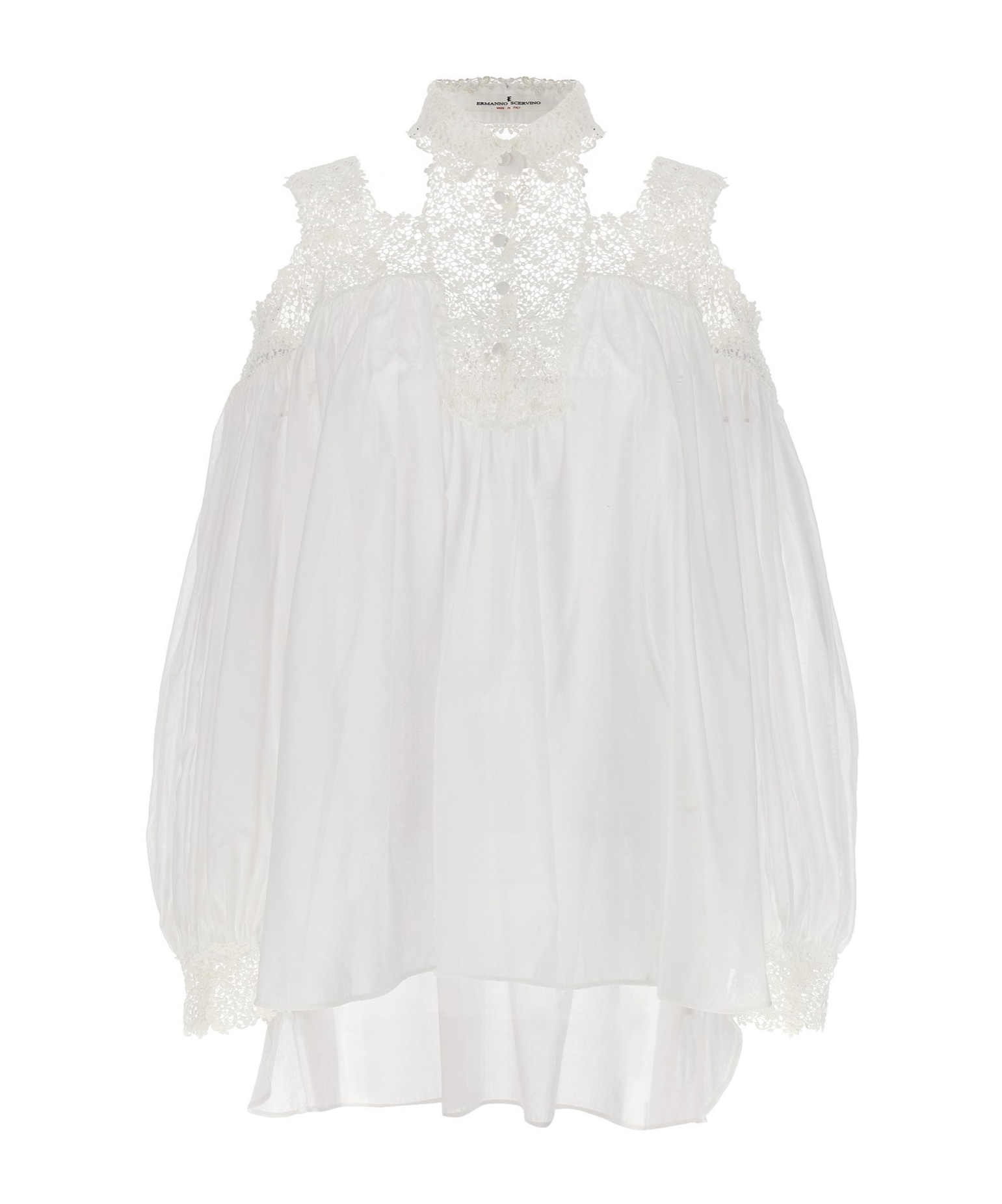 Ermanno Scervino Blousa Shirt In White