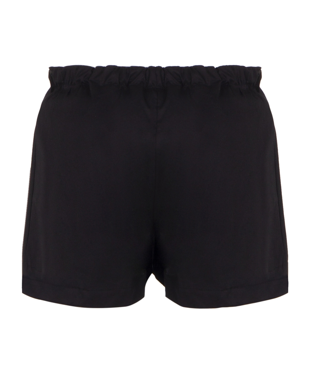 Msgm Wide-leg Cotton Shorts In Black