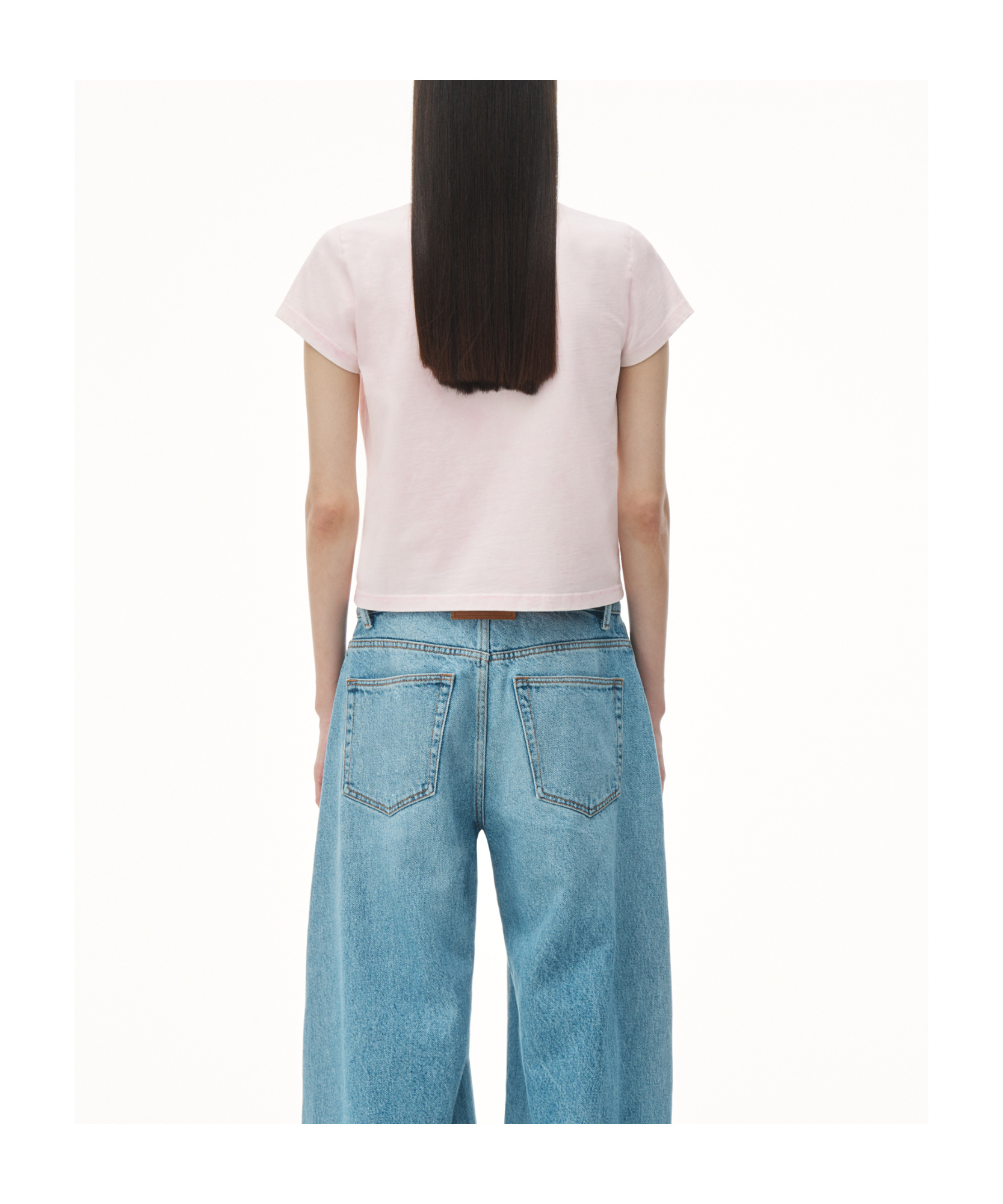 ALEXANDER WANG ALEXANDER WANG LOVE OUR CUSTOMERS SHRUNKEN T-SHIRT