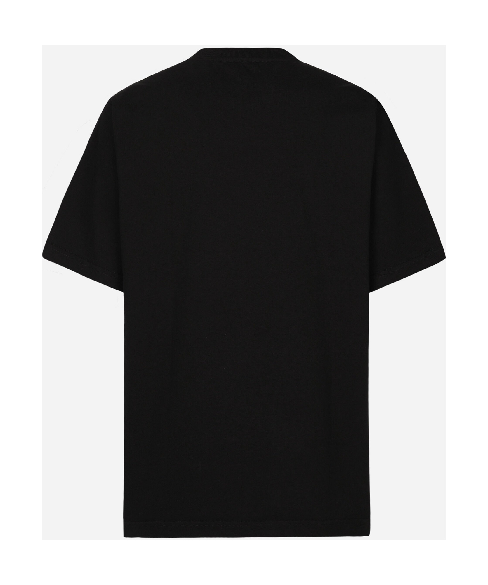 Dolce & Gabbana Jersey Crewneck T-shirt In Black