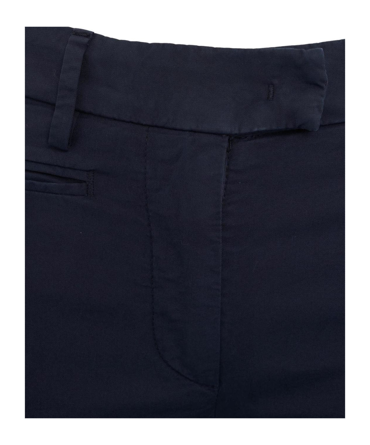 Dondup Cropped Slim Fit Trousers In Blue