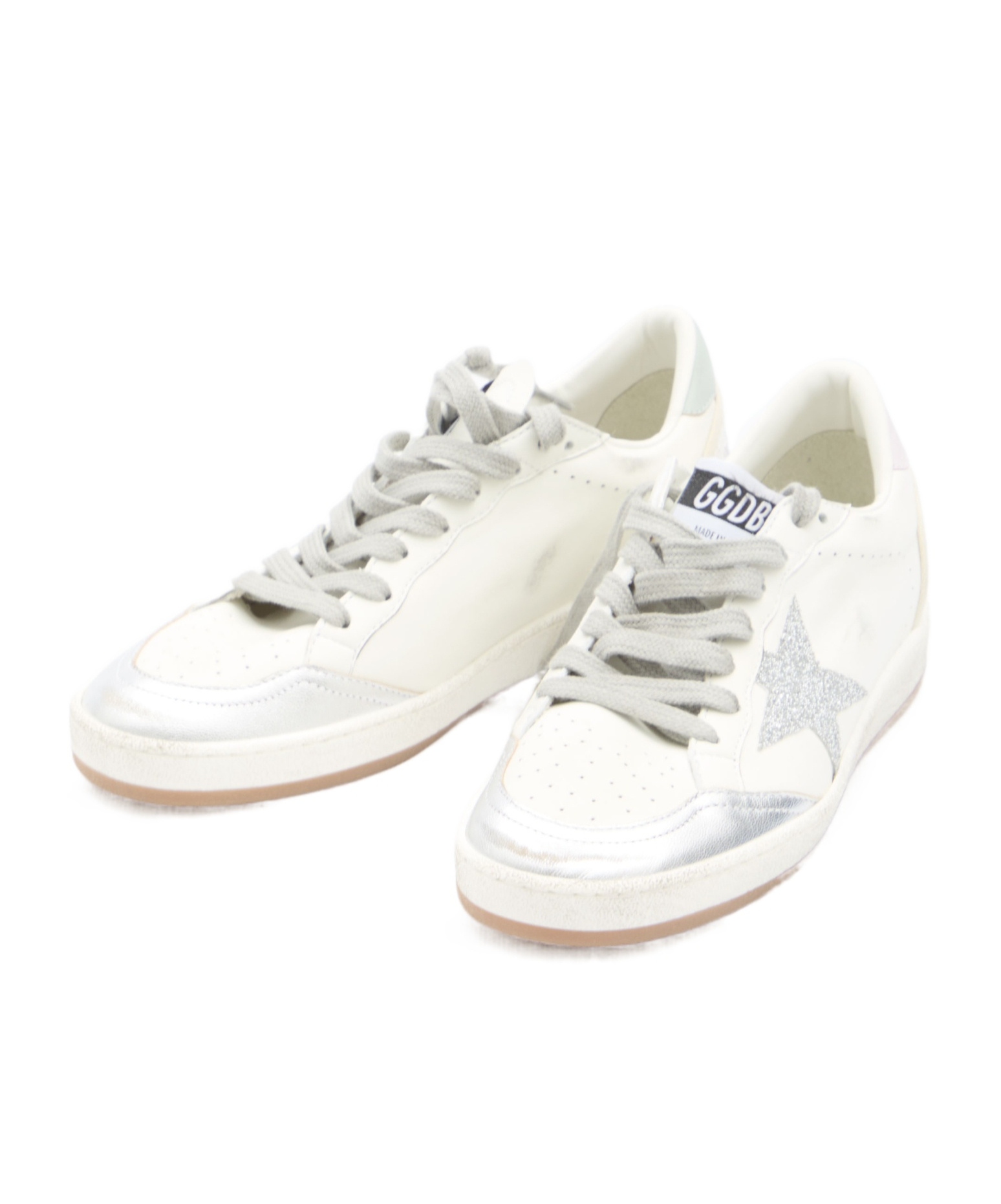 Golden Goose Ball-star Sneakers In White