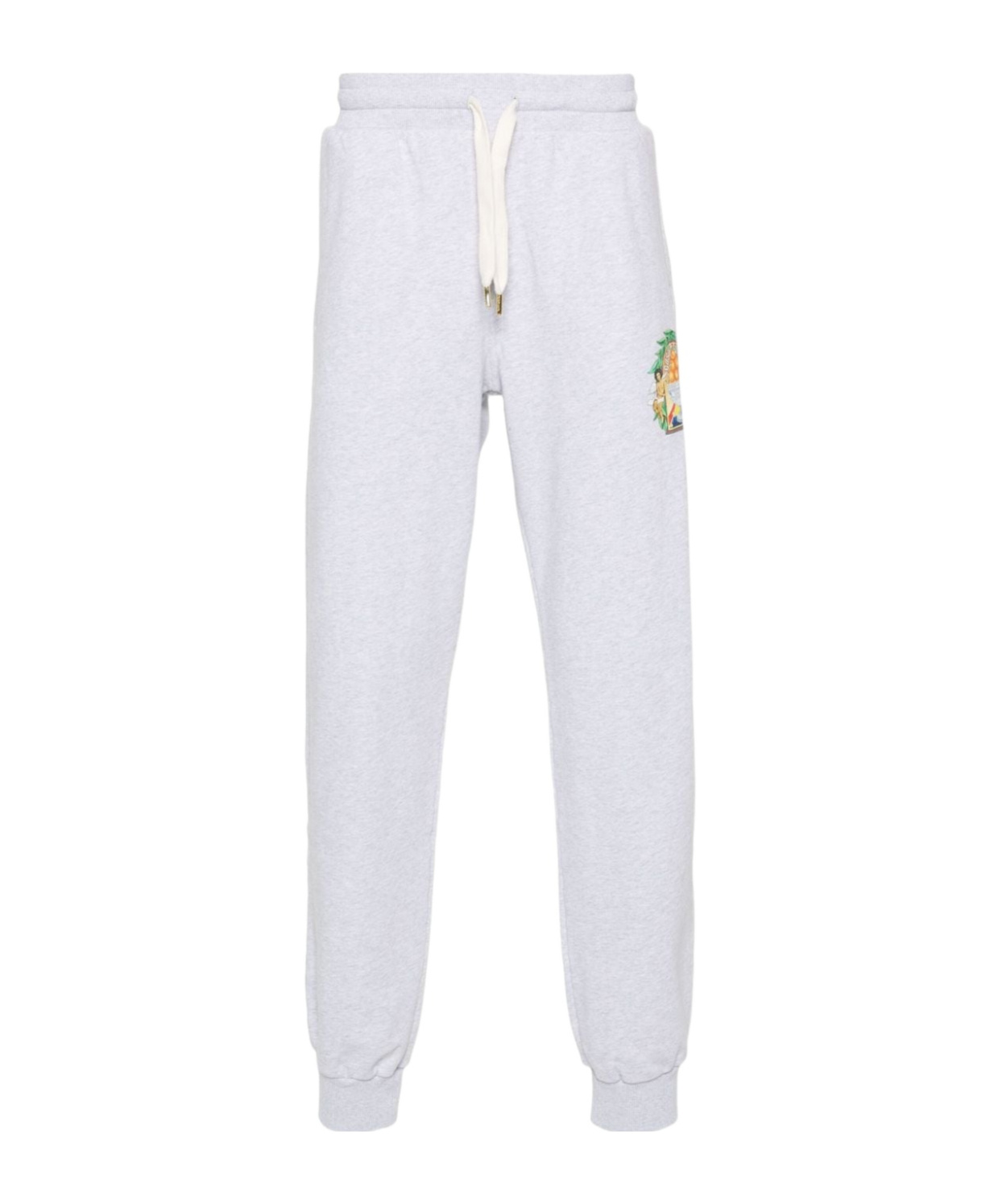 Casablanca Triomphe D'orange Organic-cotton Track Pants In White