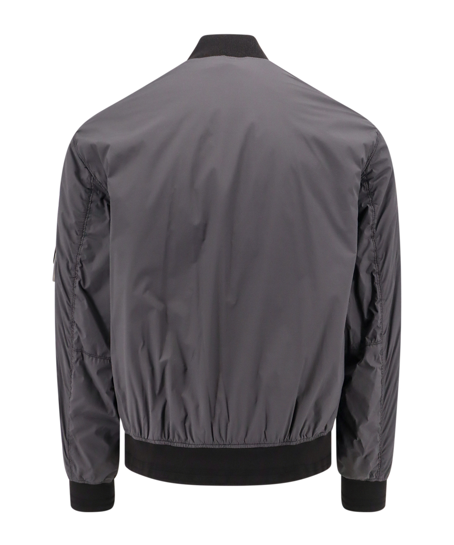 Stone Island Dark Grey Bomber Jacket In Gray