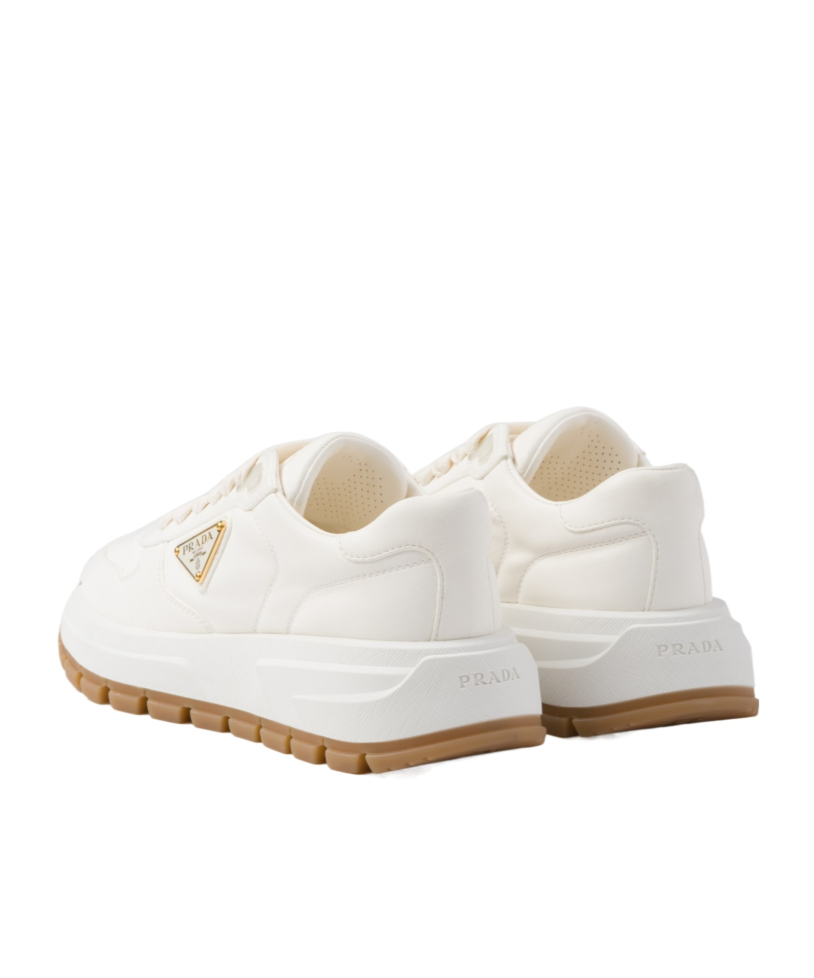 PRADA LEATHER SNEAKERS