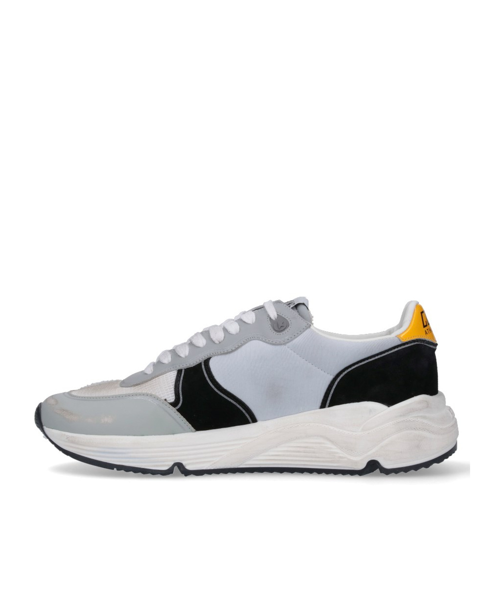 Golden Goose Running Sole Chunky Sneakers In White