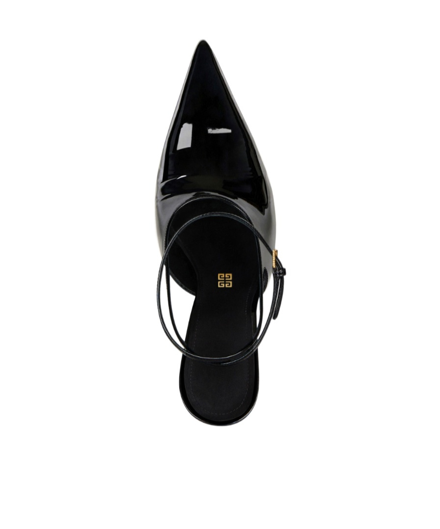 Givenchy Sleek Slingback Pumps With Pointed Design In Black