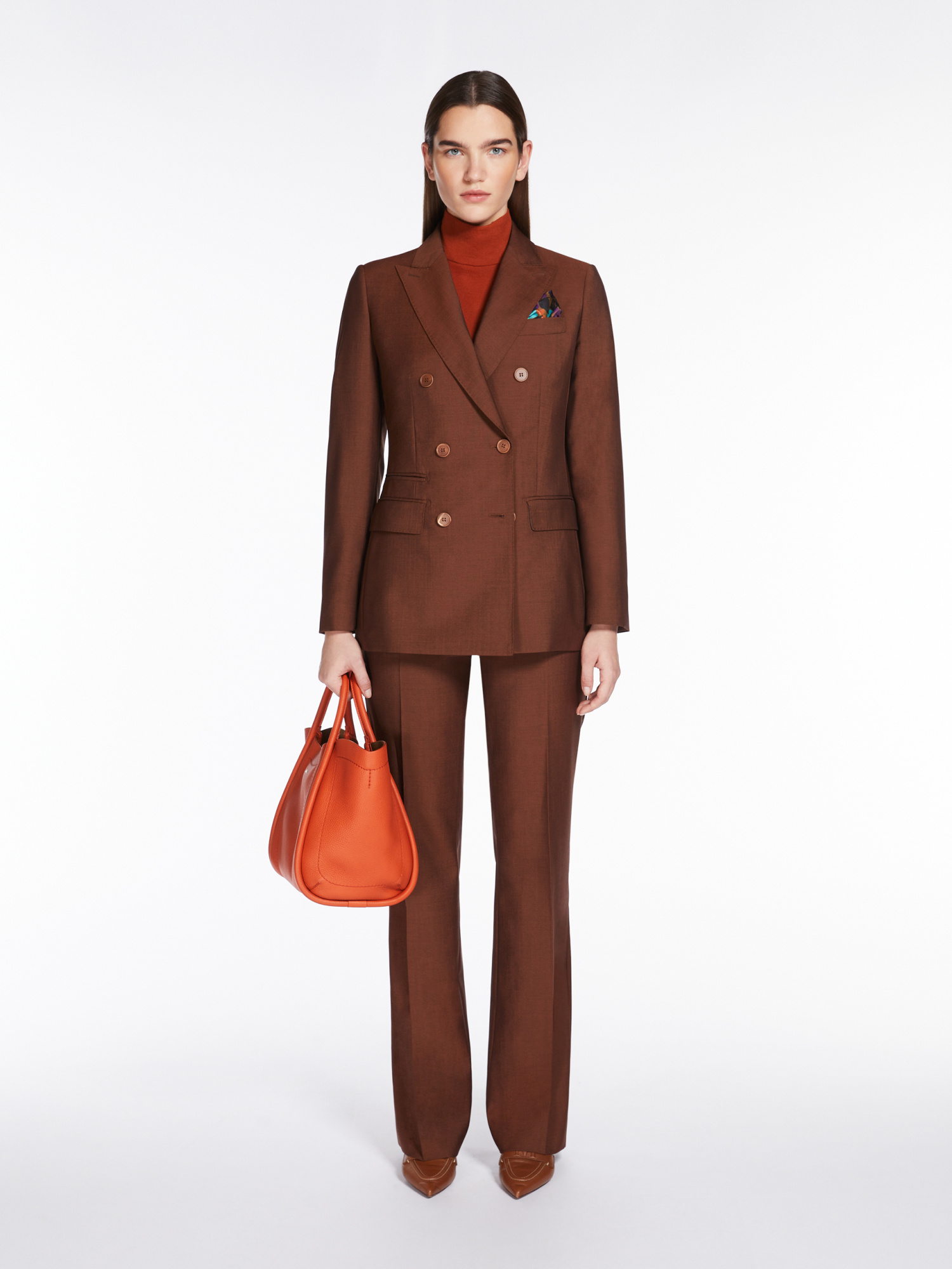 Max Mara Sacco Casual Pants In Red
