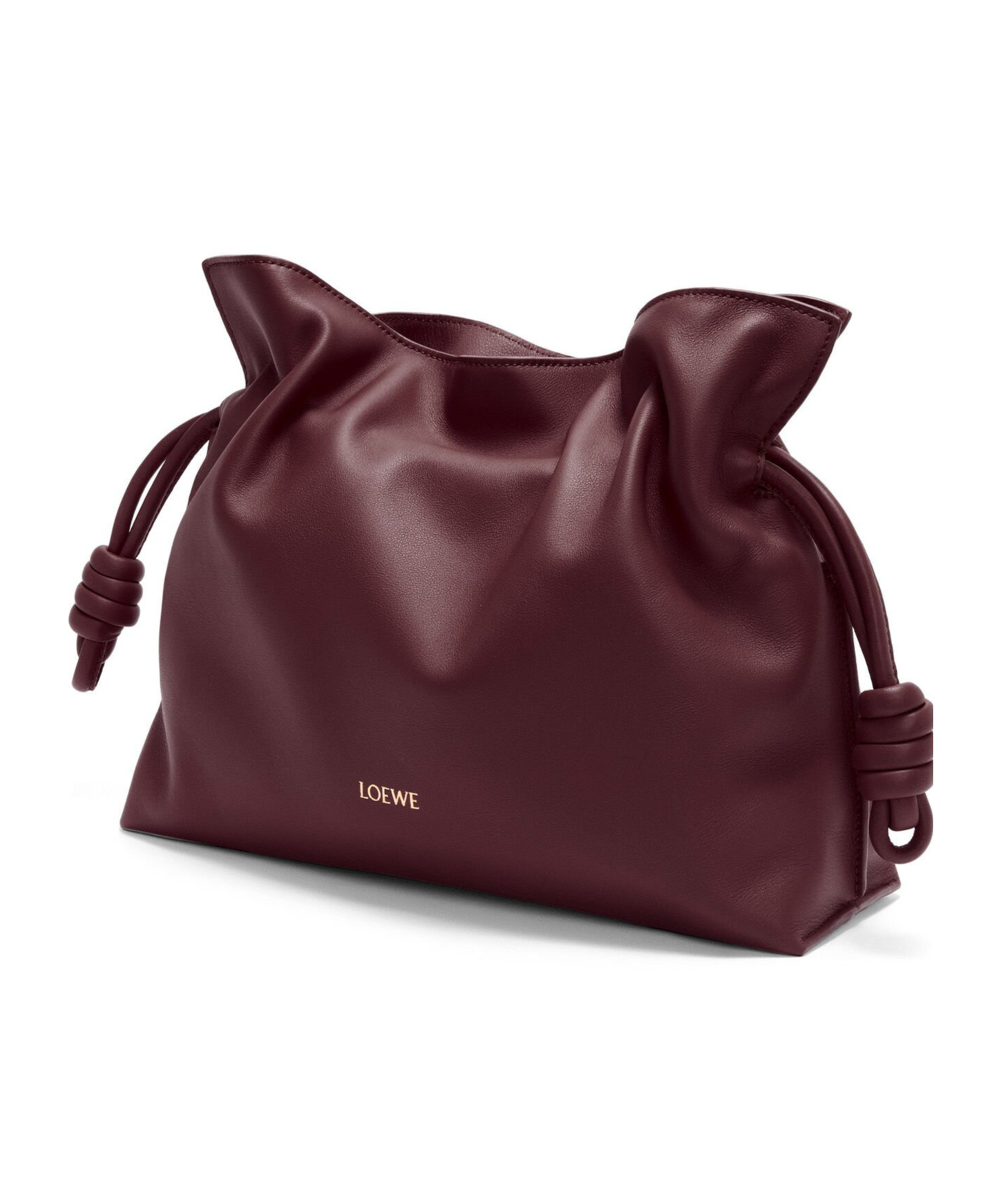 Loewe Flamenco Clutch In Nappa Calfskin In Red