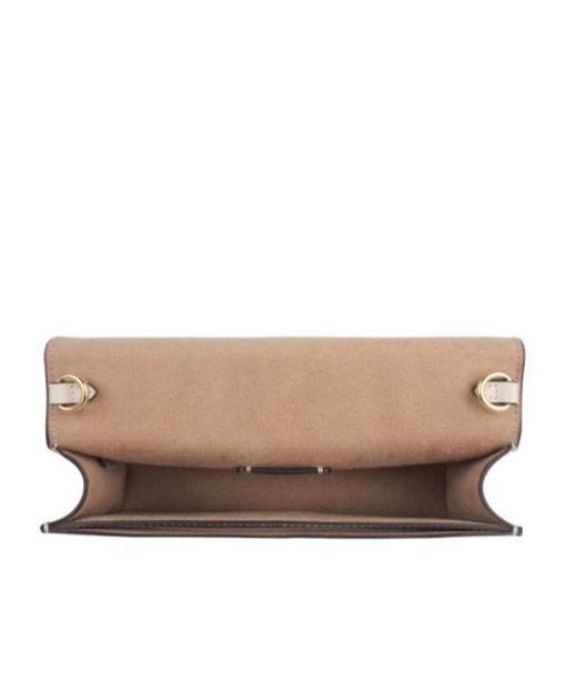 Coach Logo Logo Shoulder Bag In Brown