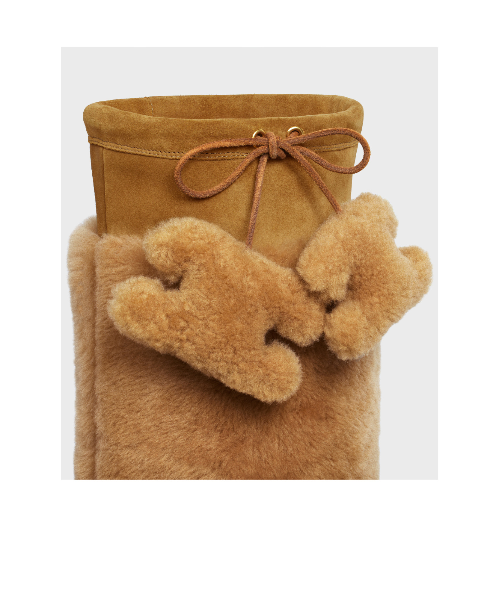 Celine Bulky Trimphe Round-head Boots In Brown
