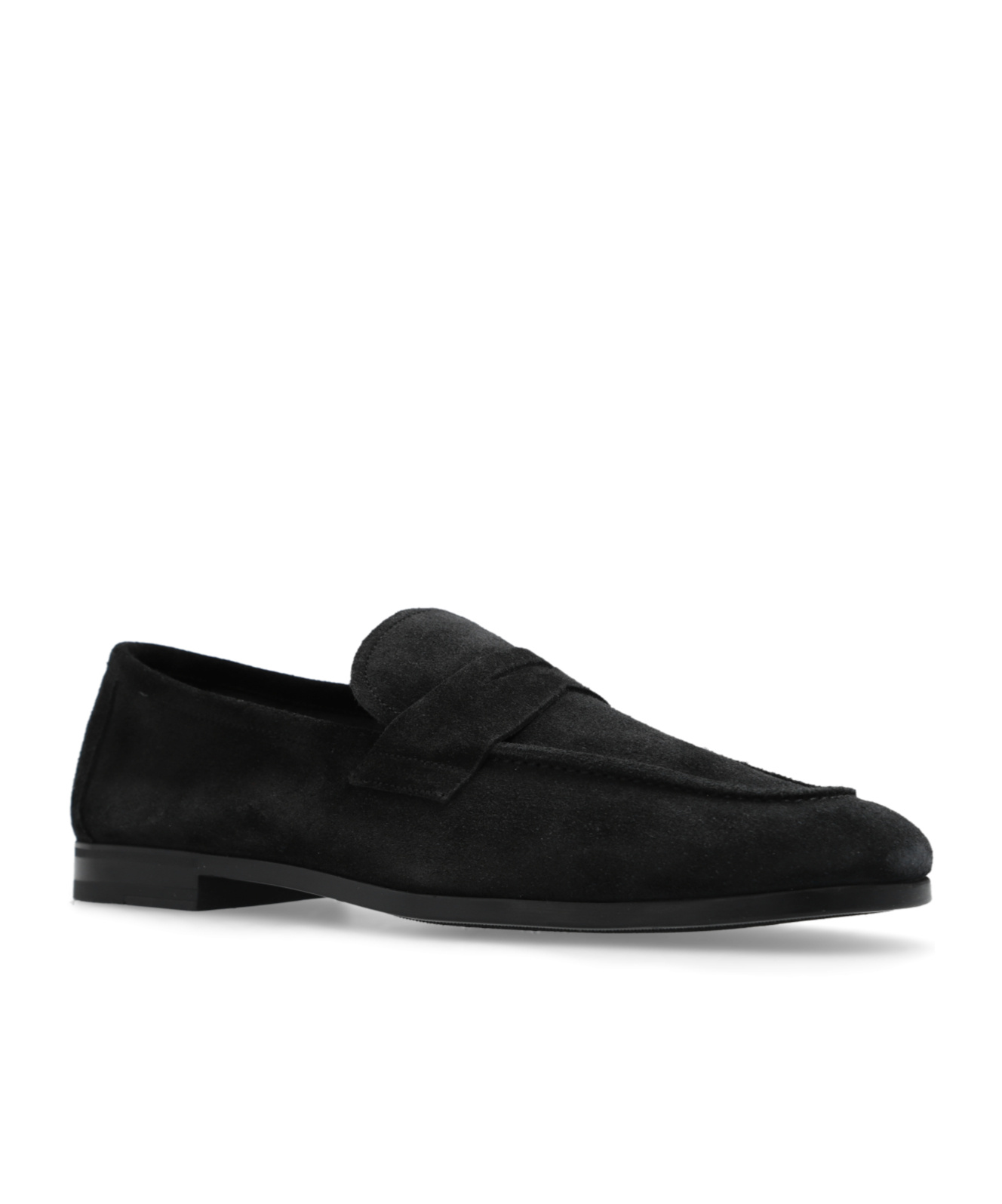 Tom Ford Barnes Collapsible-heel Suede Espadrilles In Black
