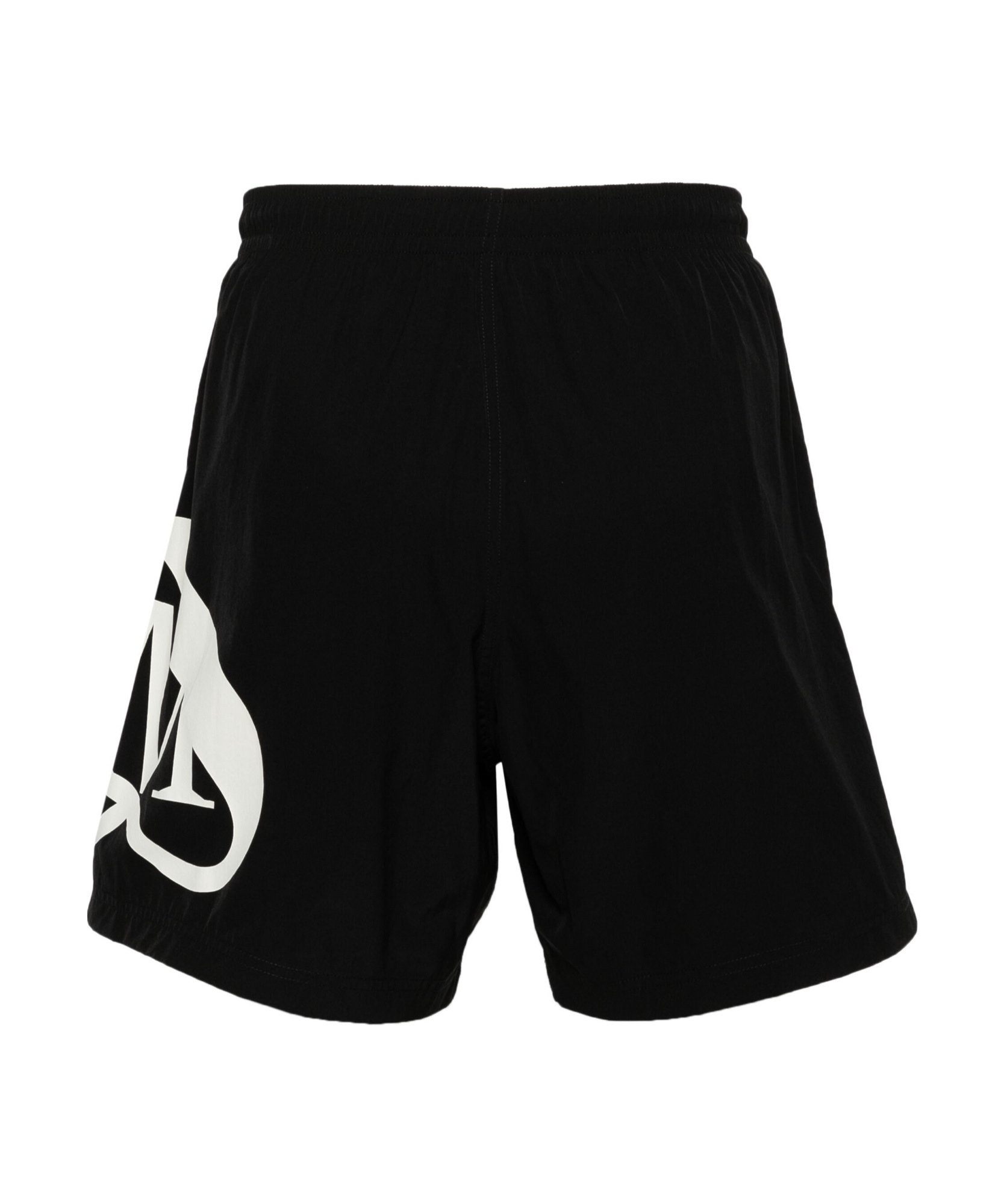 Alexander Mcqueen Shorts Da Mare Seal In Black