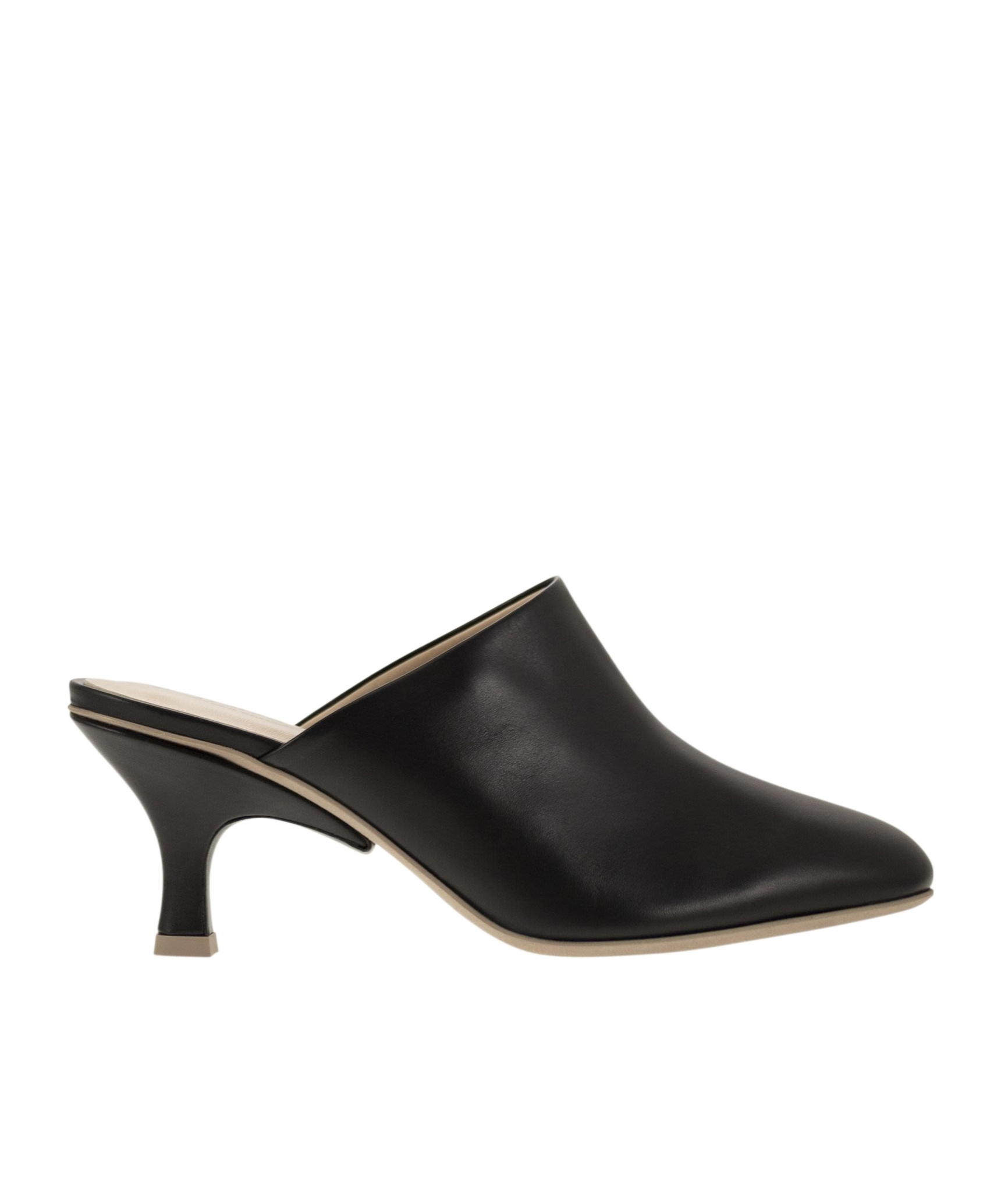 TOD'S 65 LEATHER MULES 