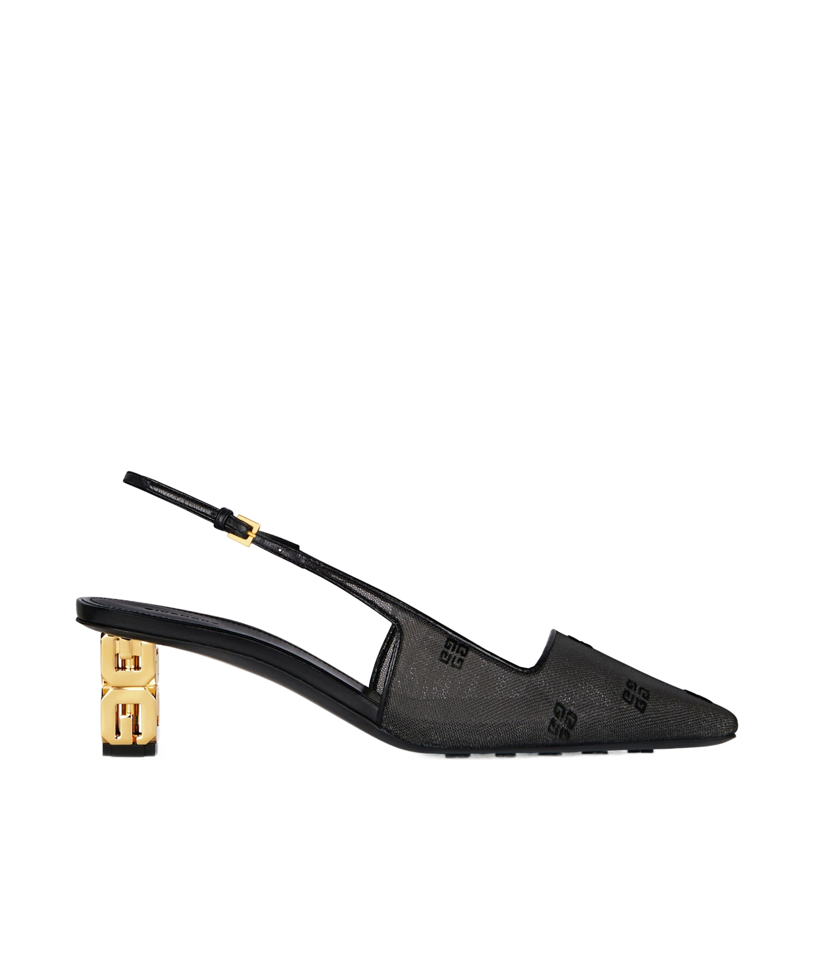 GIVENCHY G CUBE SLINGBACKS IN 4G MESH