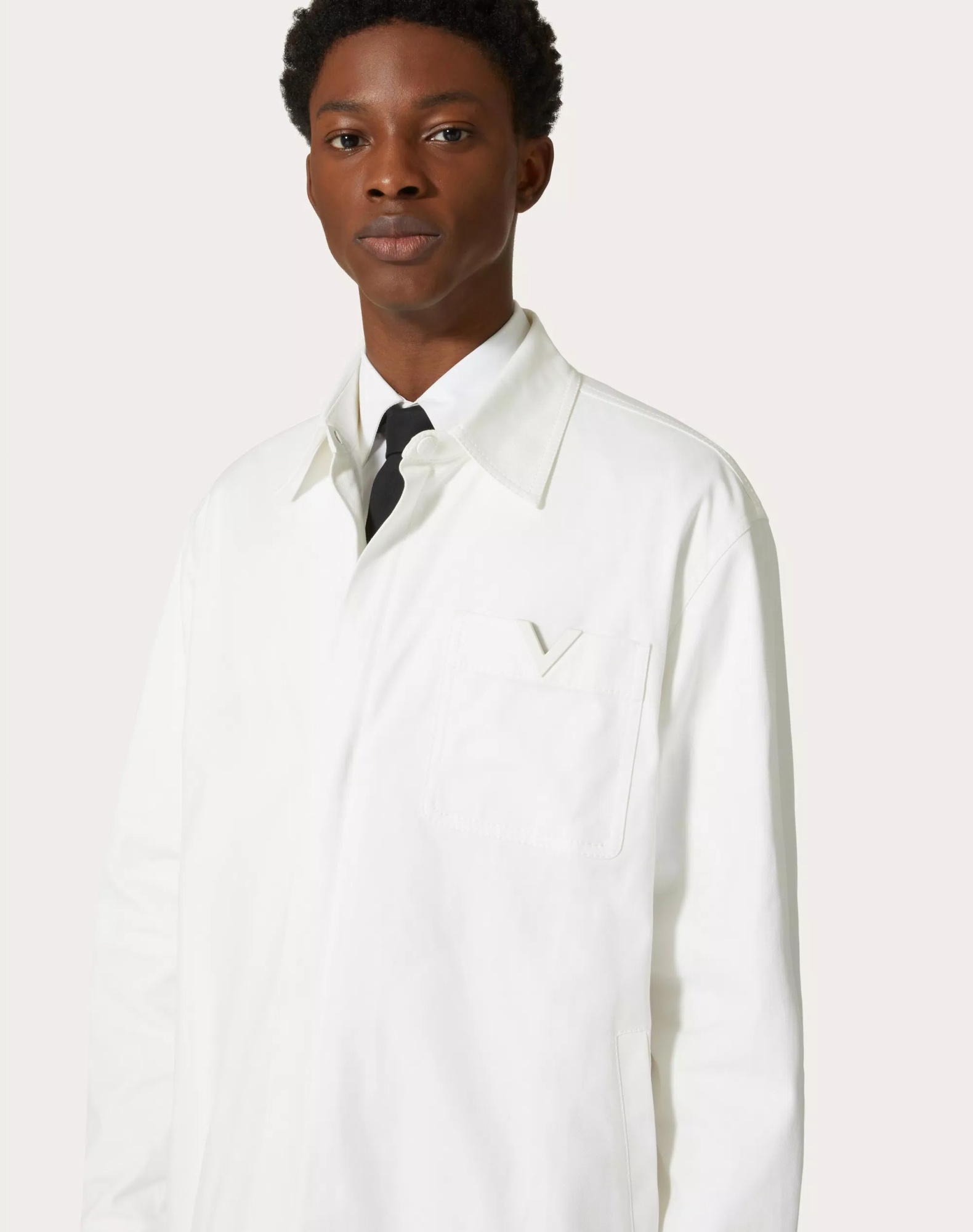 Valentino Toile Iconographe Poplin Shirt In White