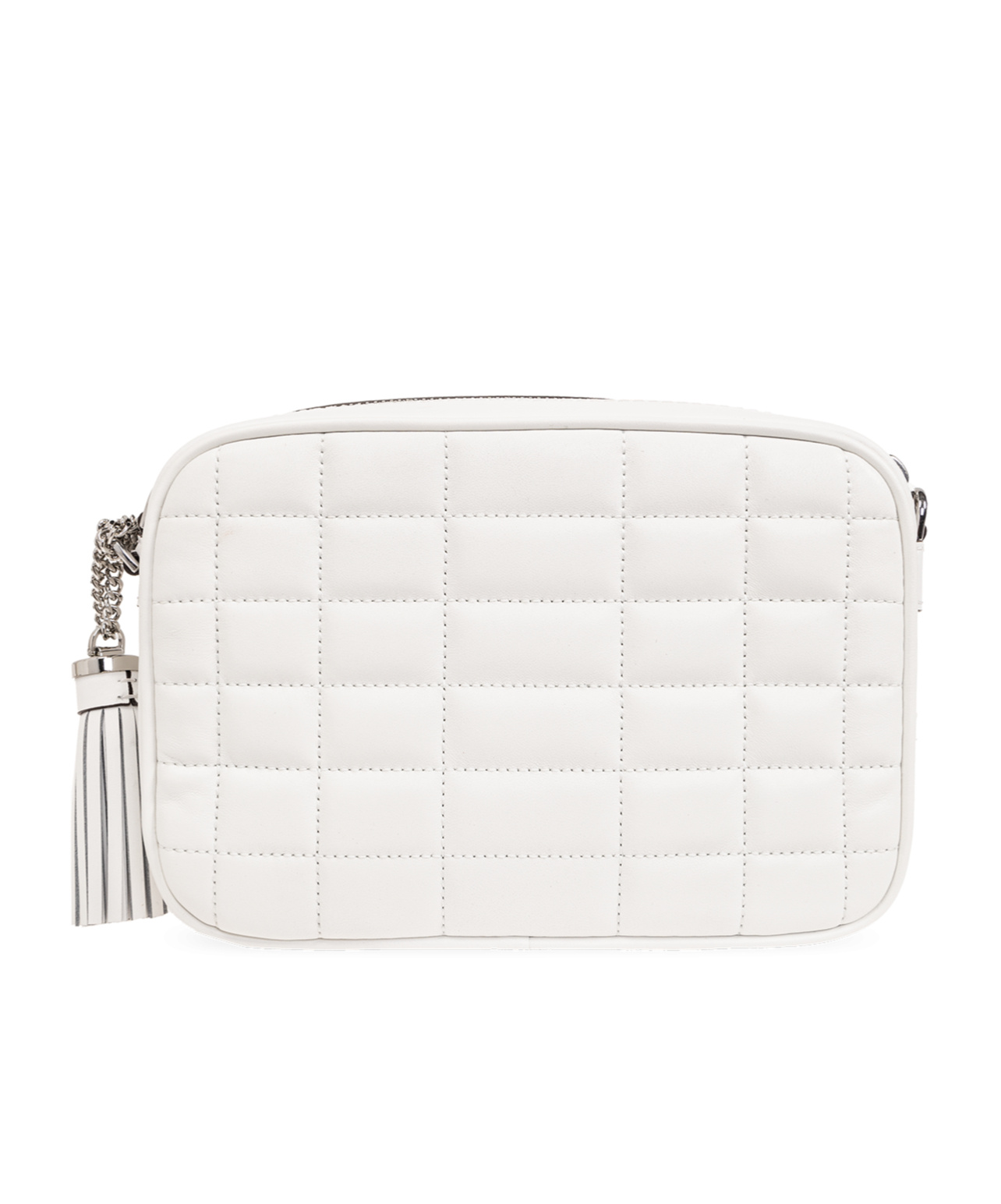 Michael Michael Kors Jet Set Logo-lettering Crossbody Bag In White