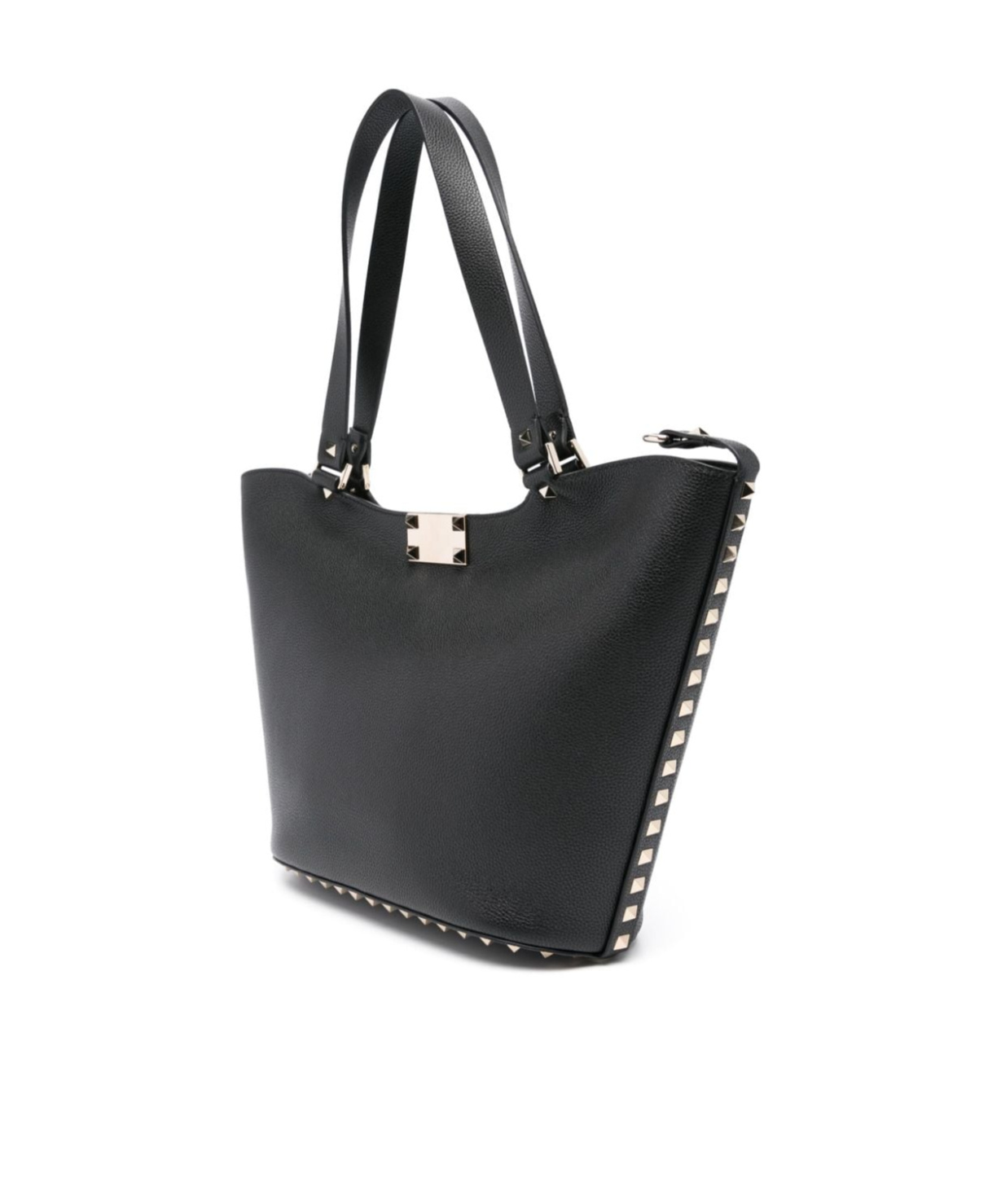 Valentino Women's Rockstud Small Tote Bag In Black