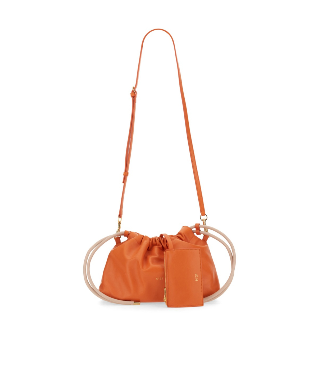 N°21 Eva Chain-handle Crossbody Bag In Orange