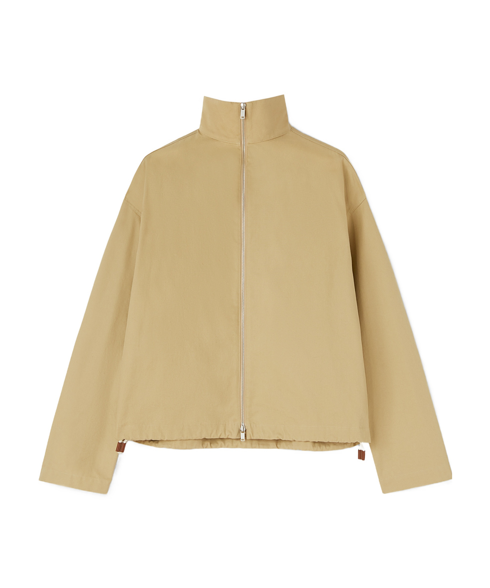 Jil Sander Mustard Concealed Fastening Jacket In Nude