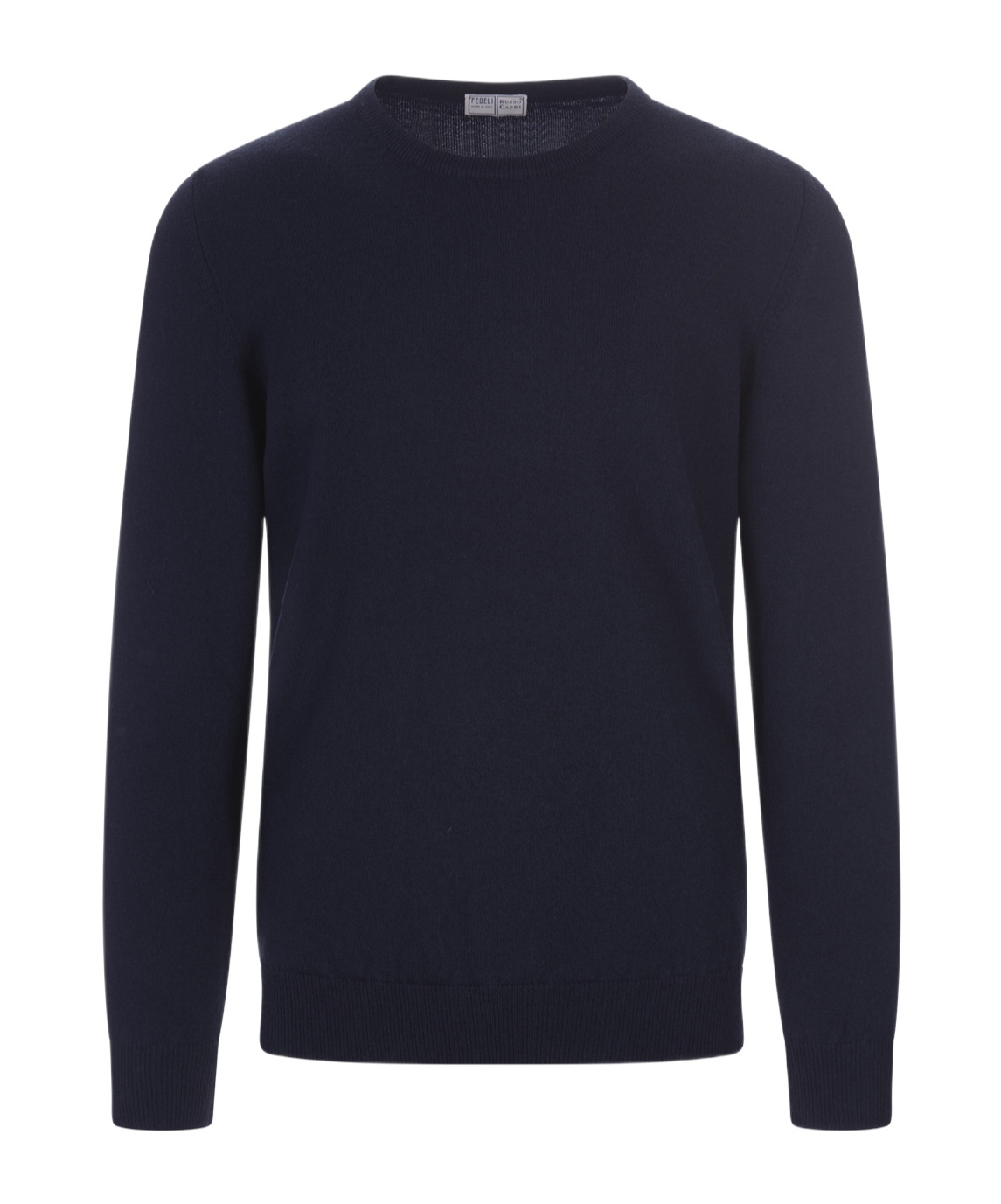 Fedeli Long-sleeved Sweater In Black