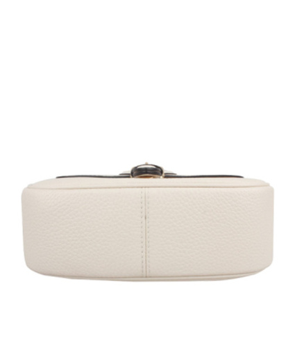 Coach Amelia Saddle Shoulder Bag In White