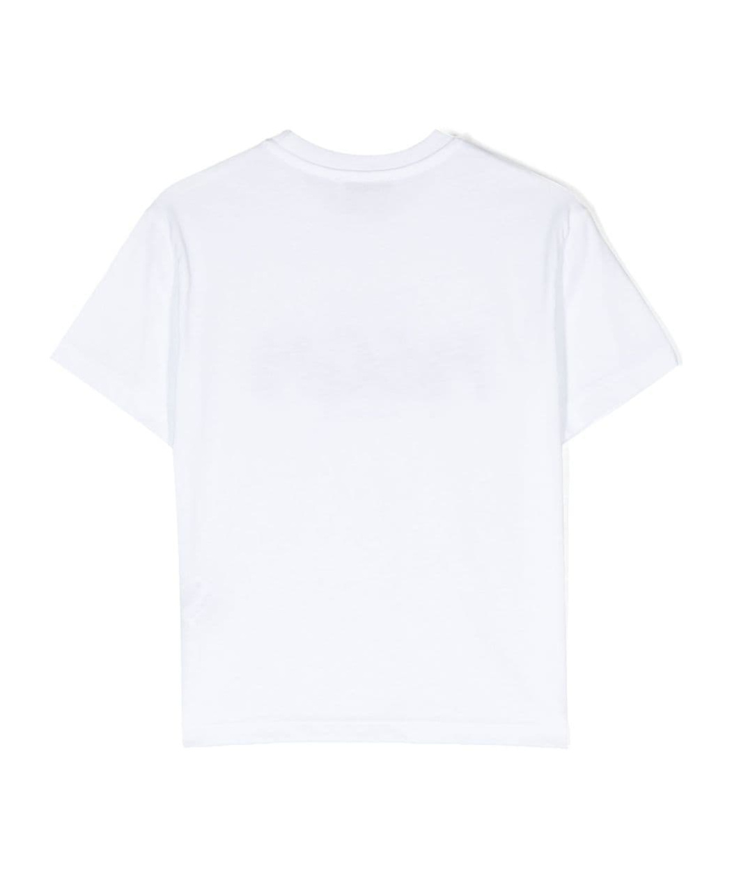 Msgm Logo-printed Crewneck T-shirt In White