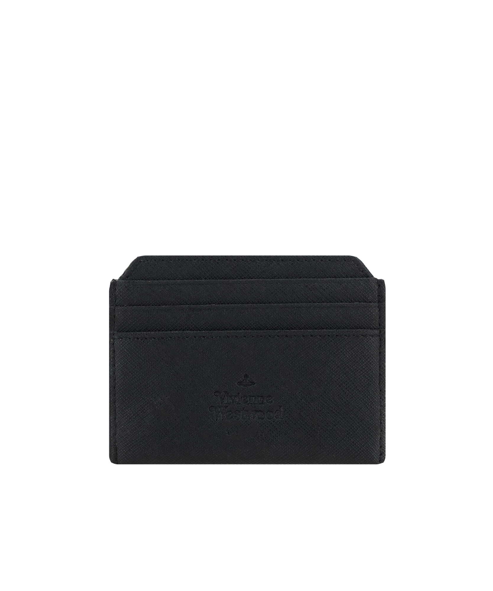 Vivienne Westwood Orb-plaque Cardholder In Black