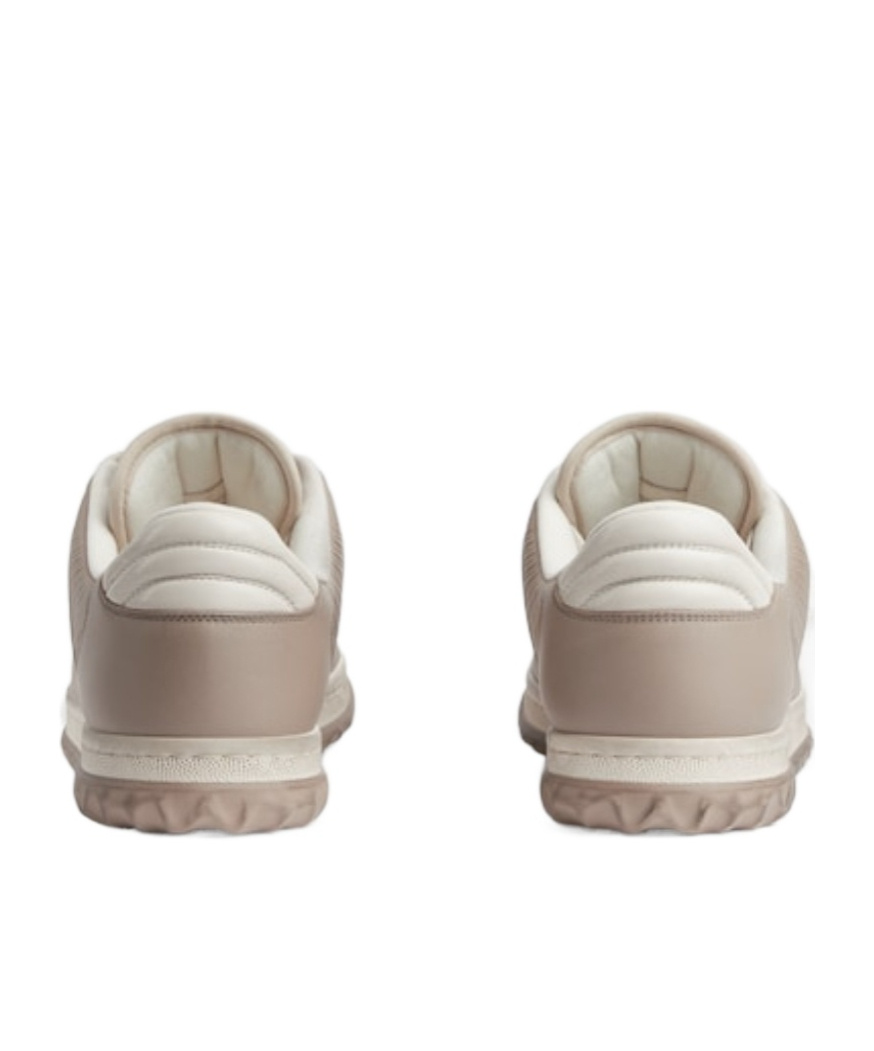 Gucci Mac80 Low-top Sneakers - Men's - Fabric/rubber/calf Leather In Gray