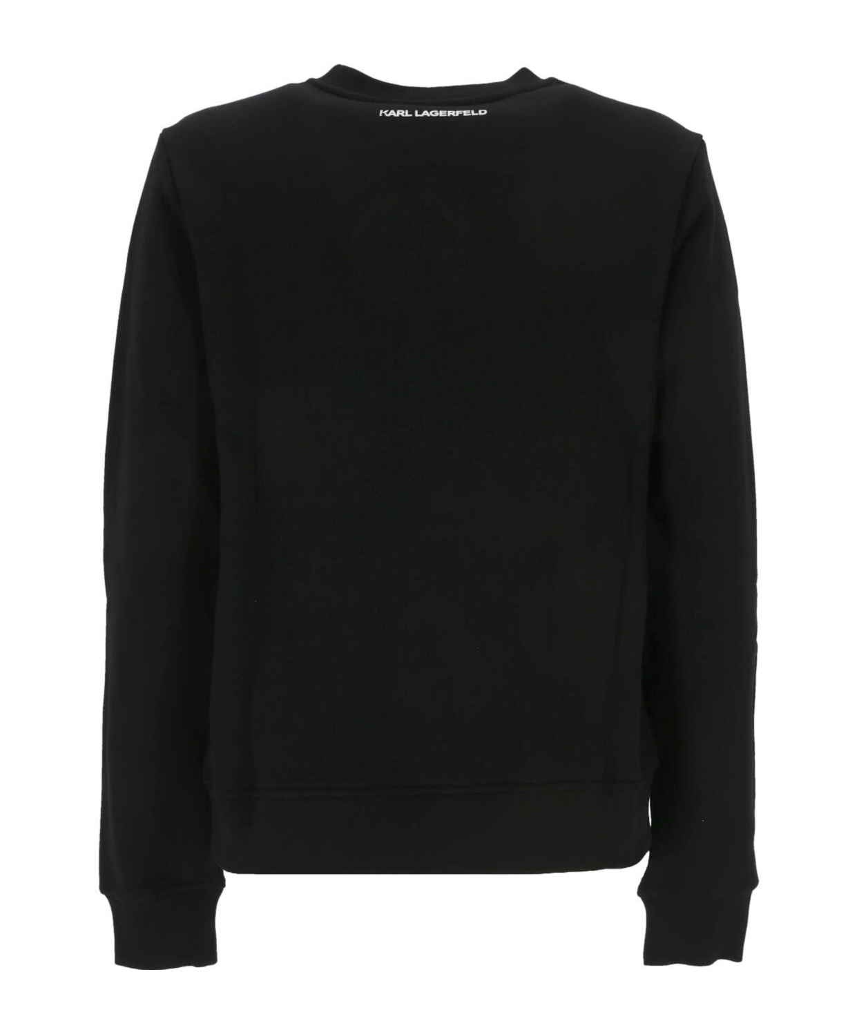 Shop Karl Lagerfeld Ikonik Rhinestone-embellished Jumper In Black