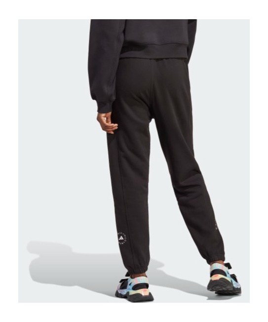 Shop Adidas By Stella Mccartney Logo-print Track Pants In Black
