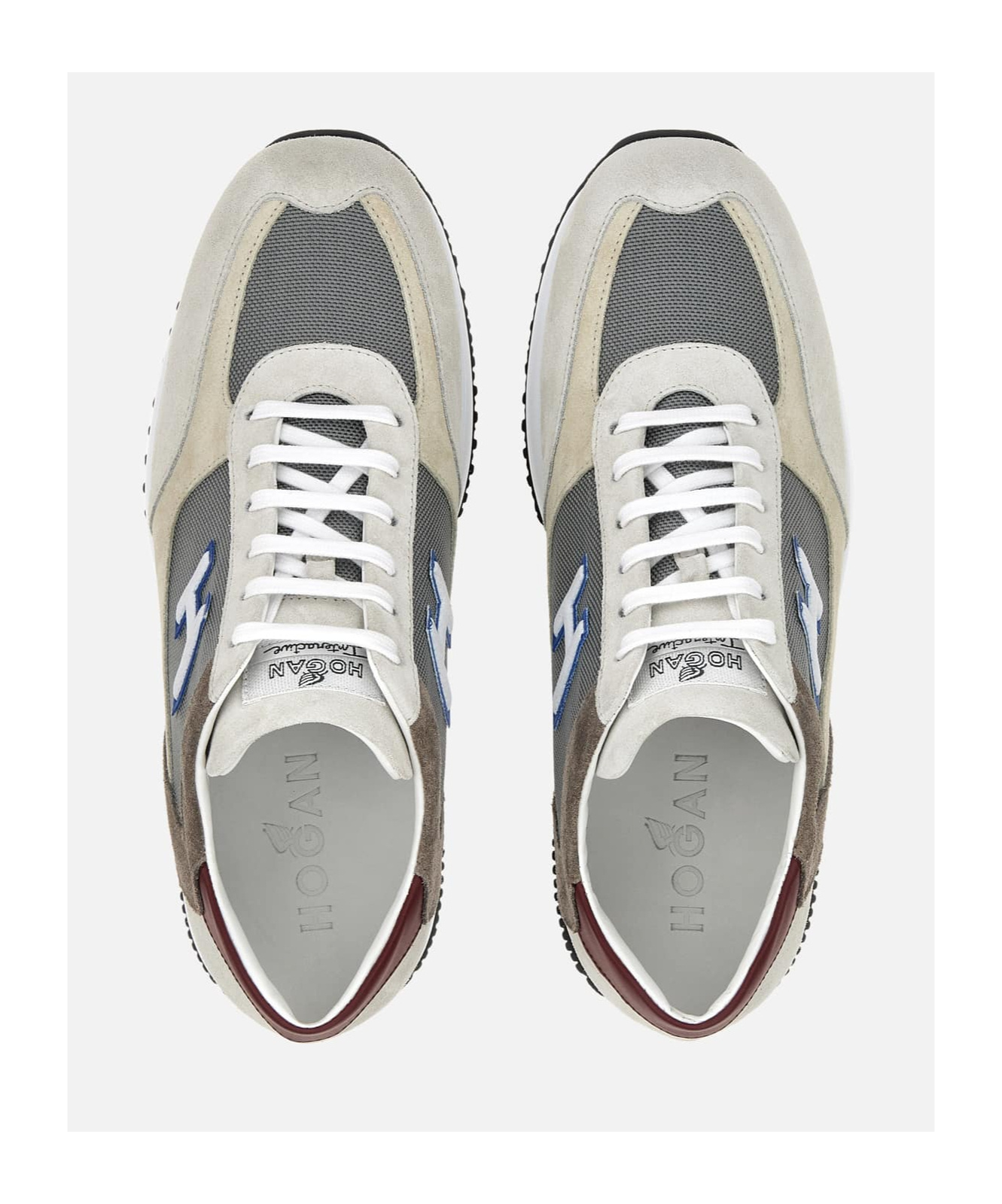 Hogan Sneakers Beige In Multicolor