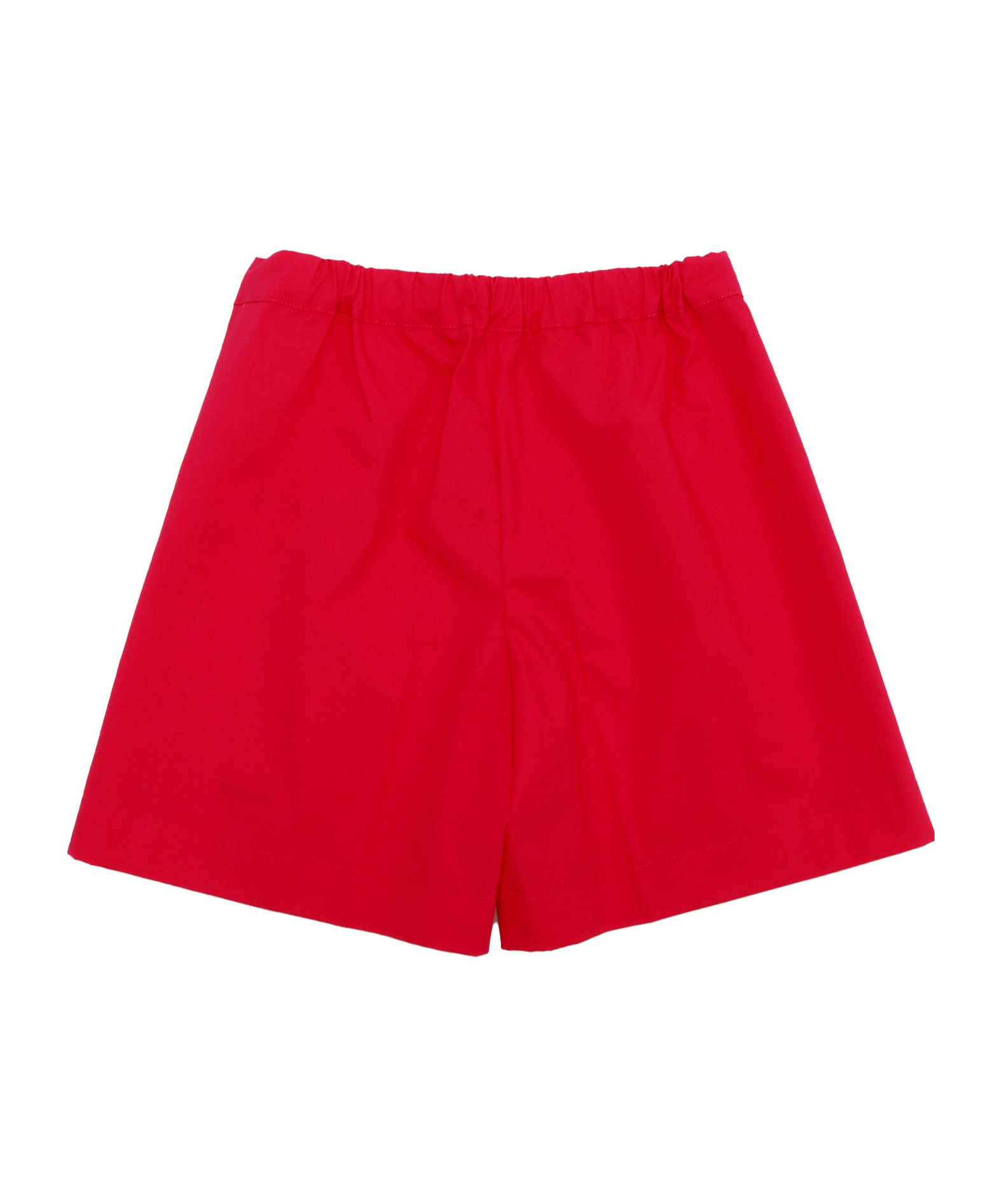 Il Gufo Pleated Detail Shorts In Red