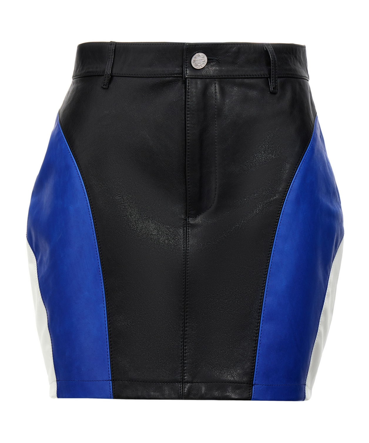 Shop Vetements Spliced Mini Skirt In Black