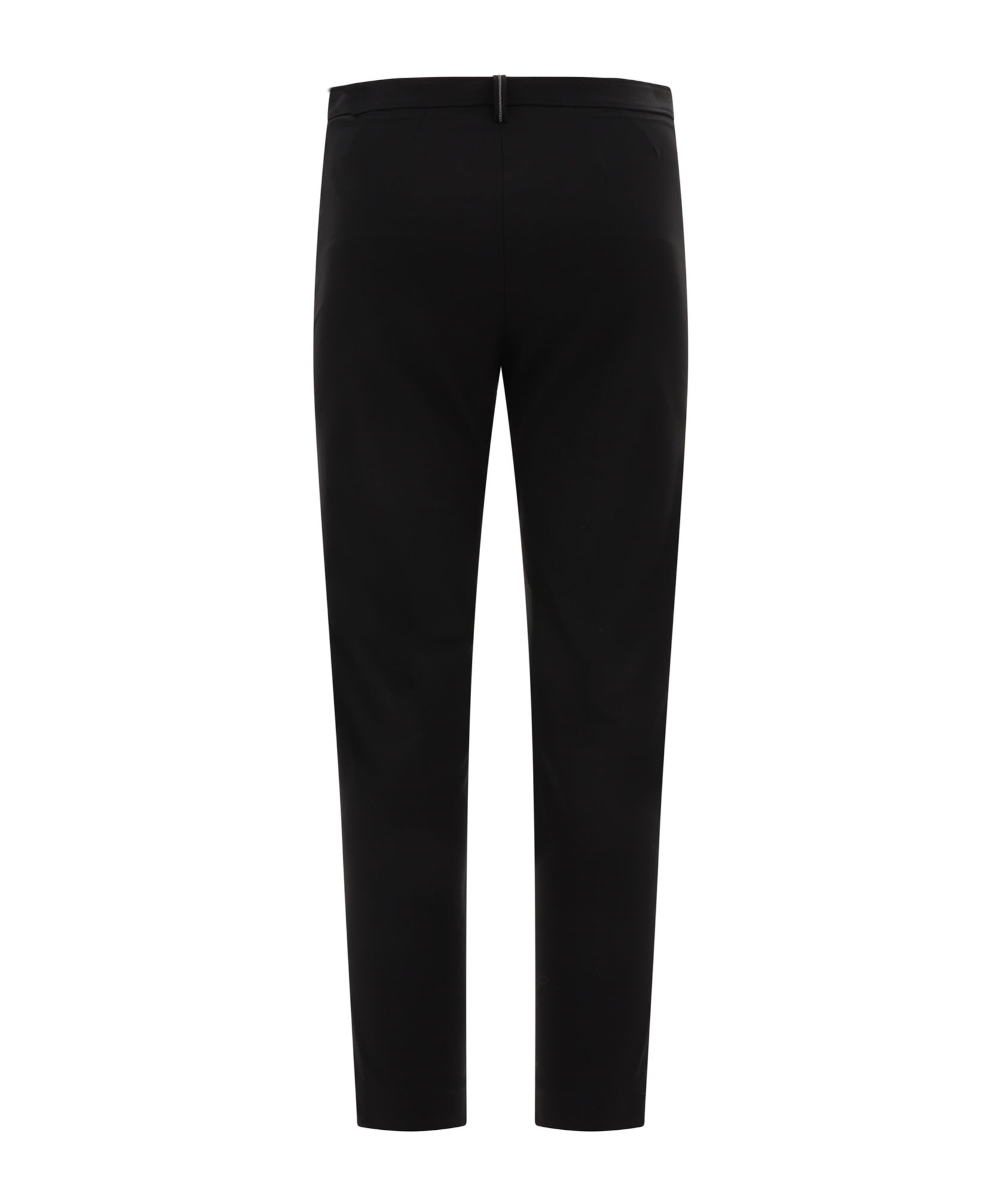 Brunello Cucinelli High-waisted Cropped Trousers In Black