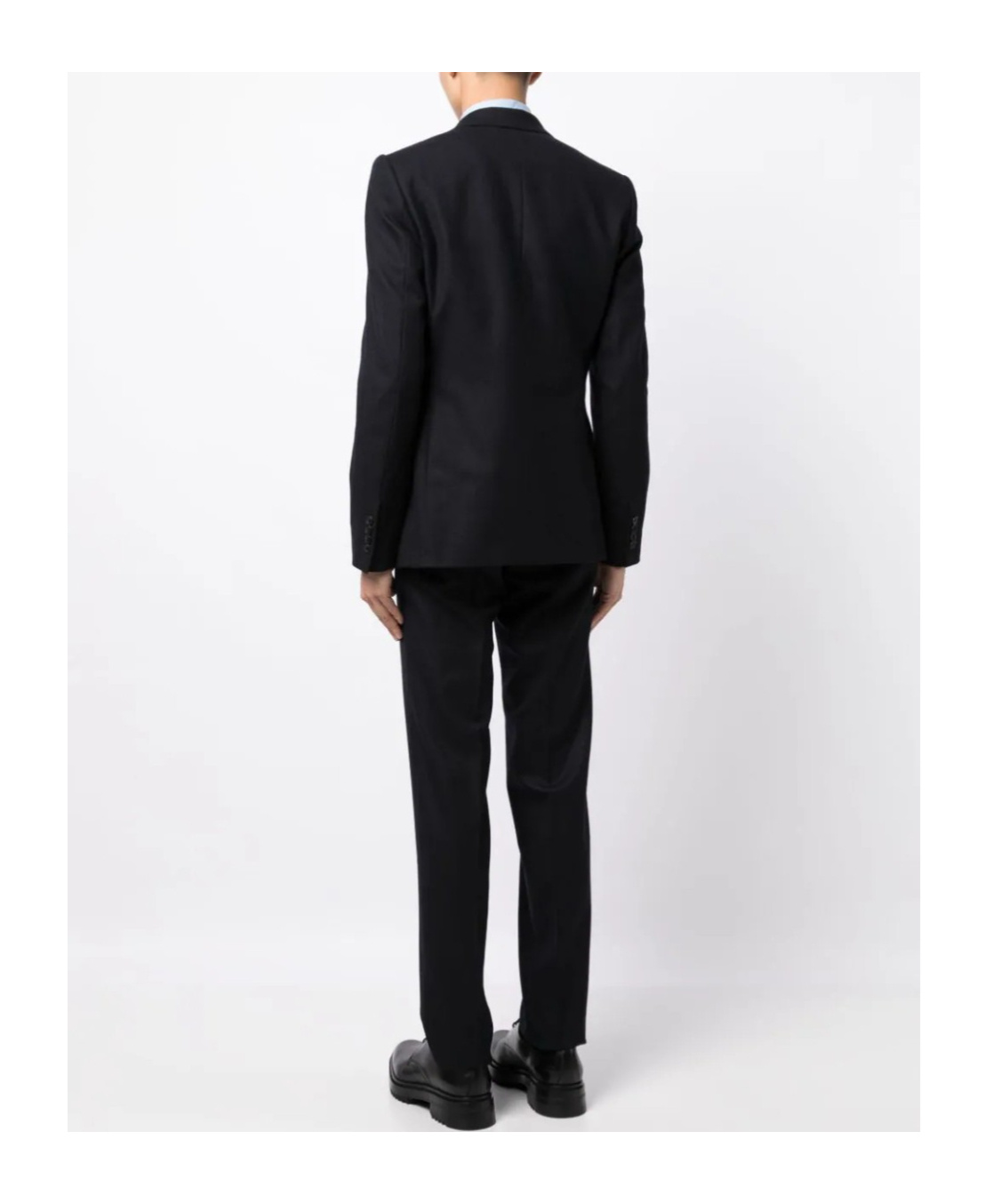 Dries Van Noten Lapel Long-sleeved Suit Set In Black