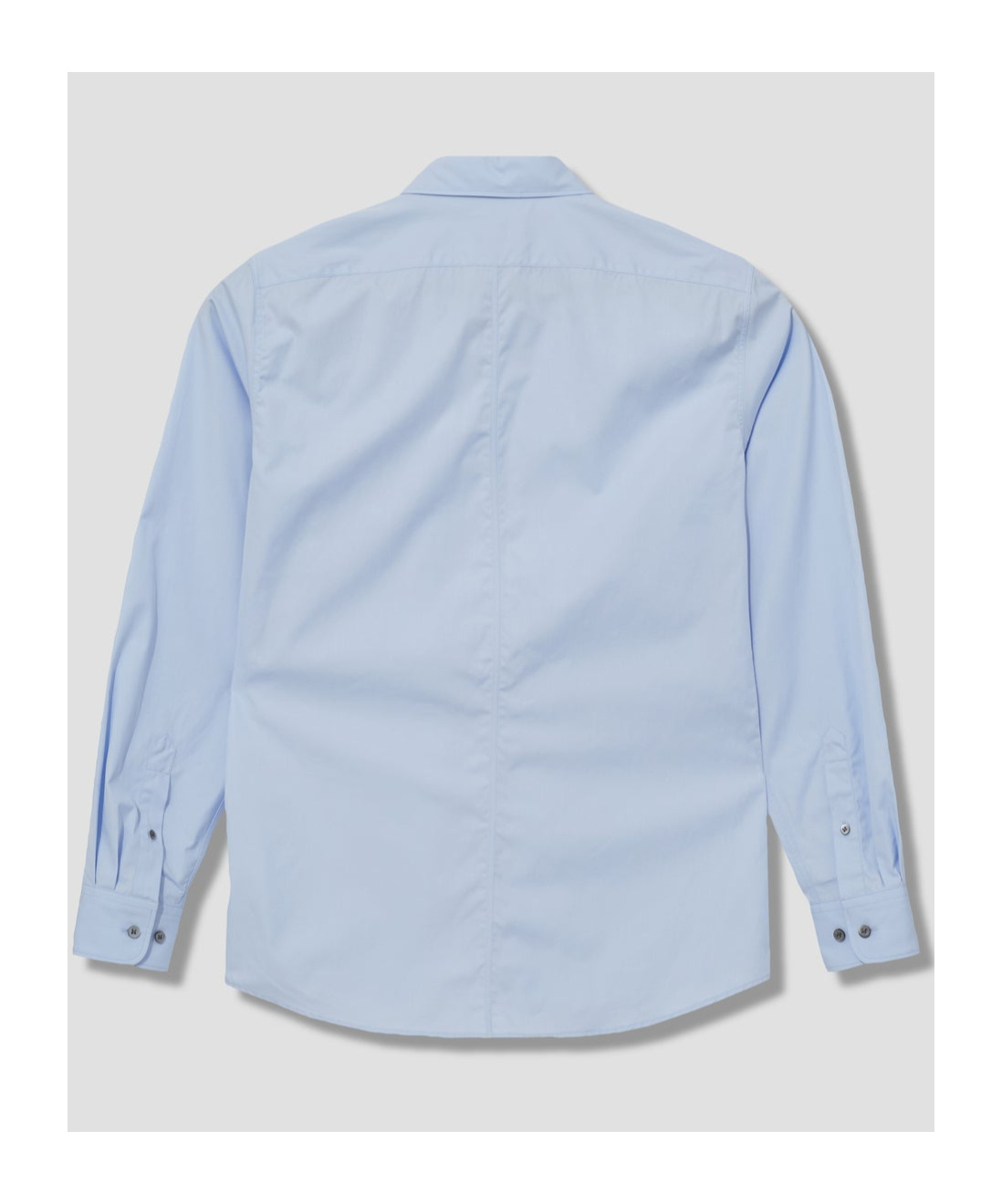 Dries Van Noten Lapel Long-sleeved Shirt In Blue