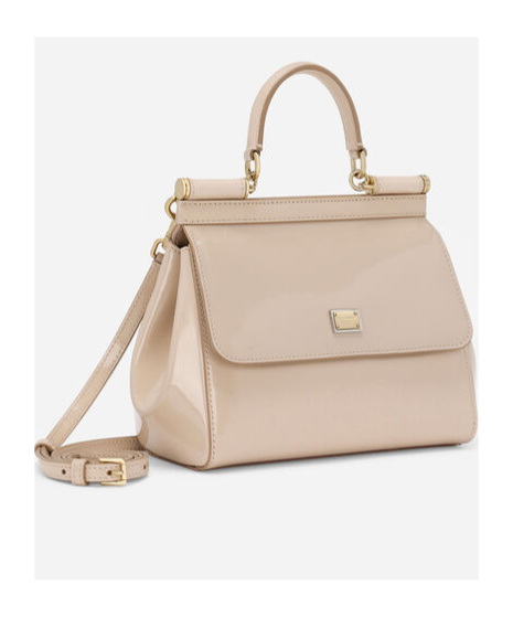 Dolce & Gabbana Medium Sicily Tote Bag In Nude