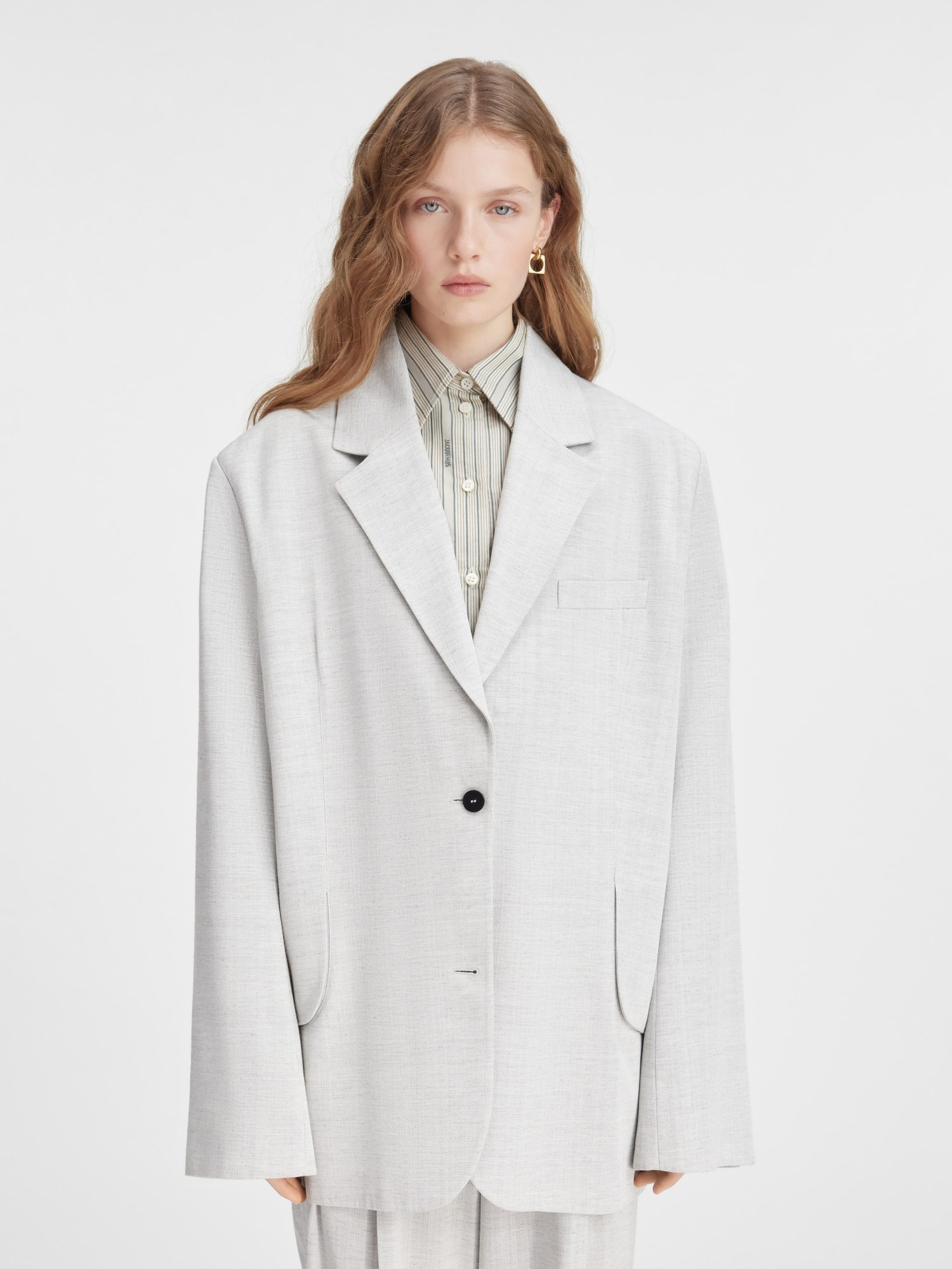 Jacquemus Oversized Blazer In White