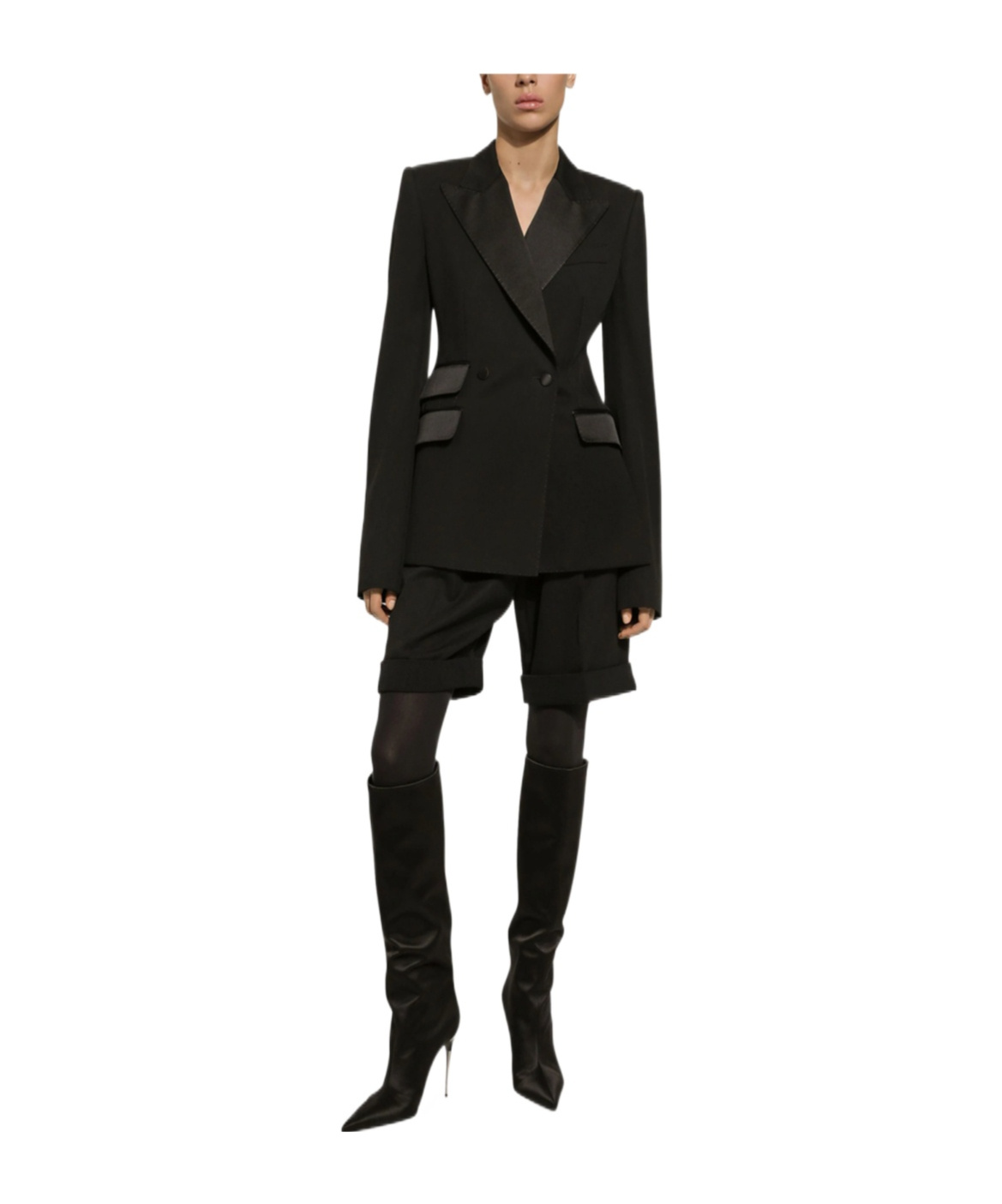 Dolce & Gabbana Double Breasted Jacket In Black