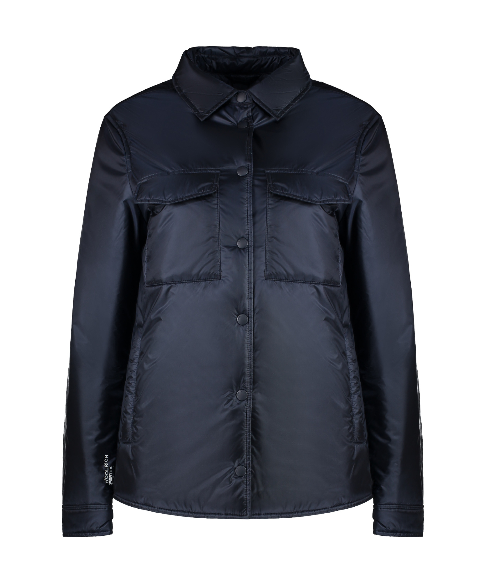 Woolrich Padded Overshirt Jacket In Black