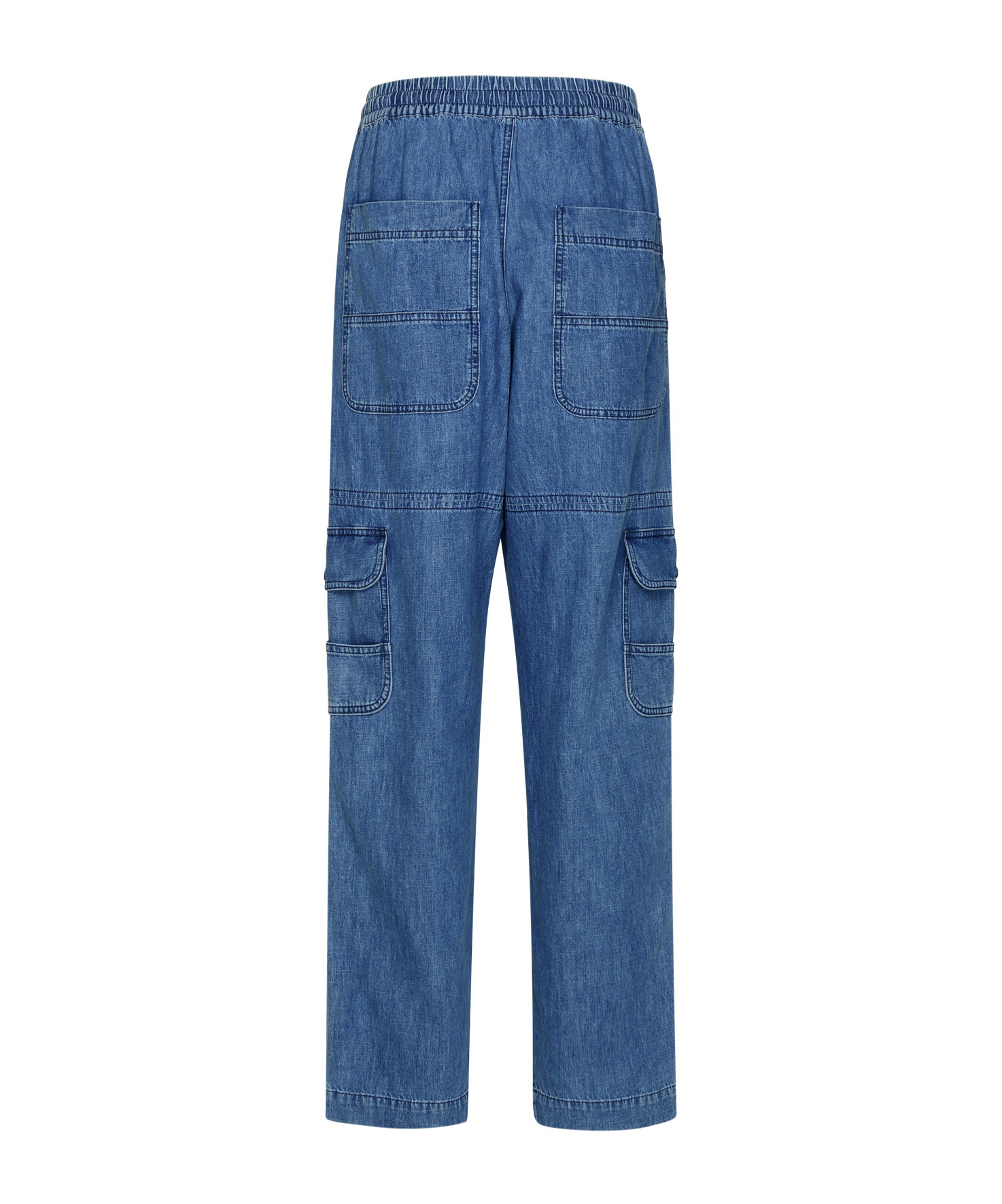 Isabel Marant Vanni Light Blue Cotton Pants In Blue