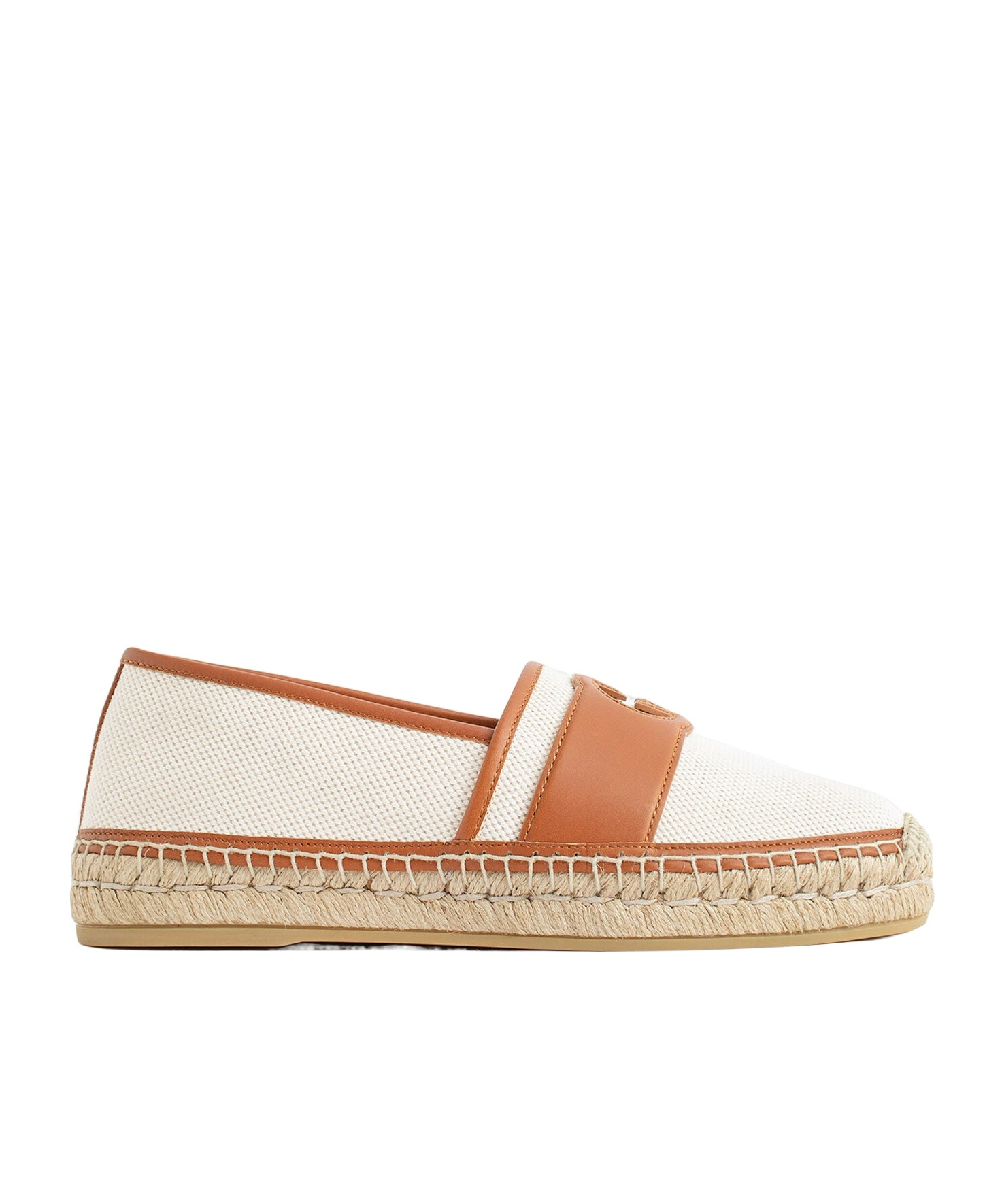 Gucci Beige Cotton And Linen Espadrilles For Men In Multicolor