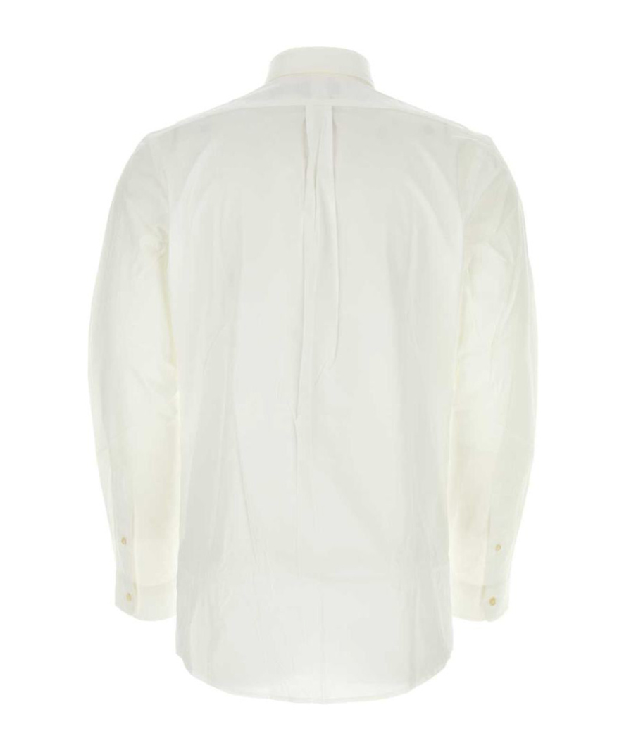 Polo Ralph Lauren Camicia In Cotone Bianco Uomo In White