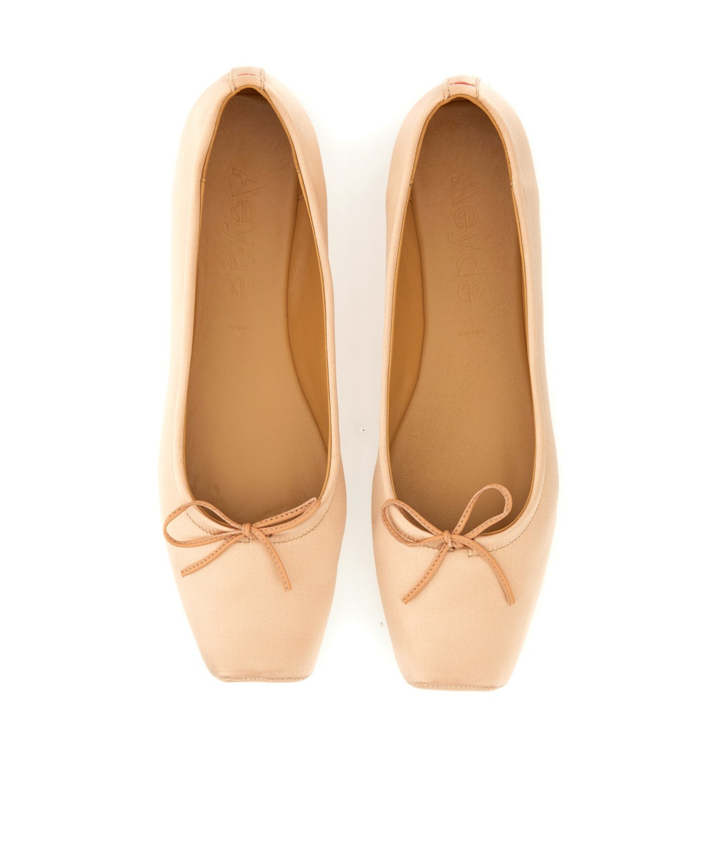 Shop Aeyde Aeydē Gabriella Ballet Flats In Nude