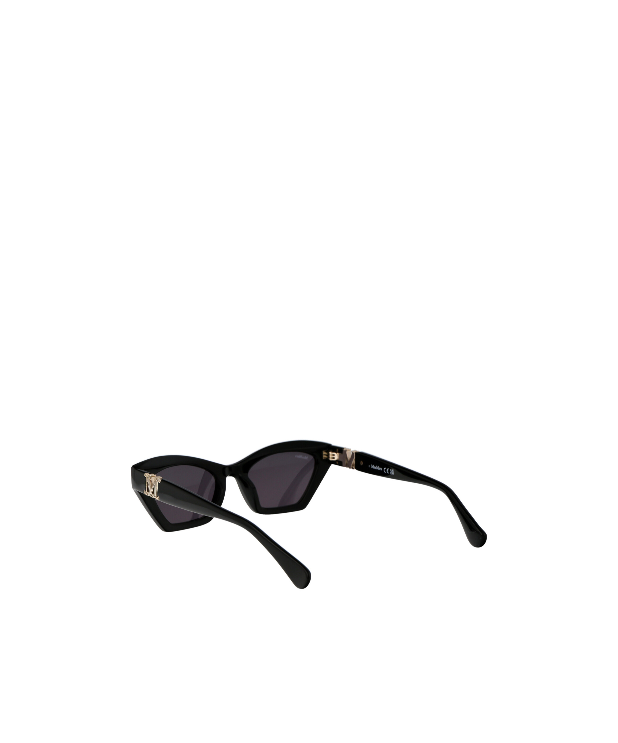 Max Mara Logo Sunglasses In Black