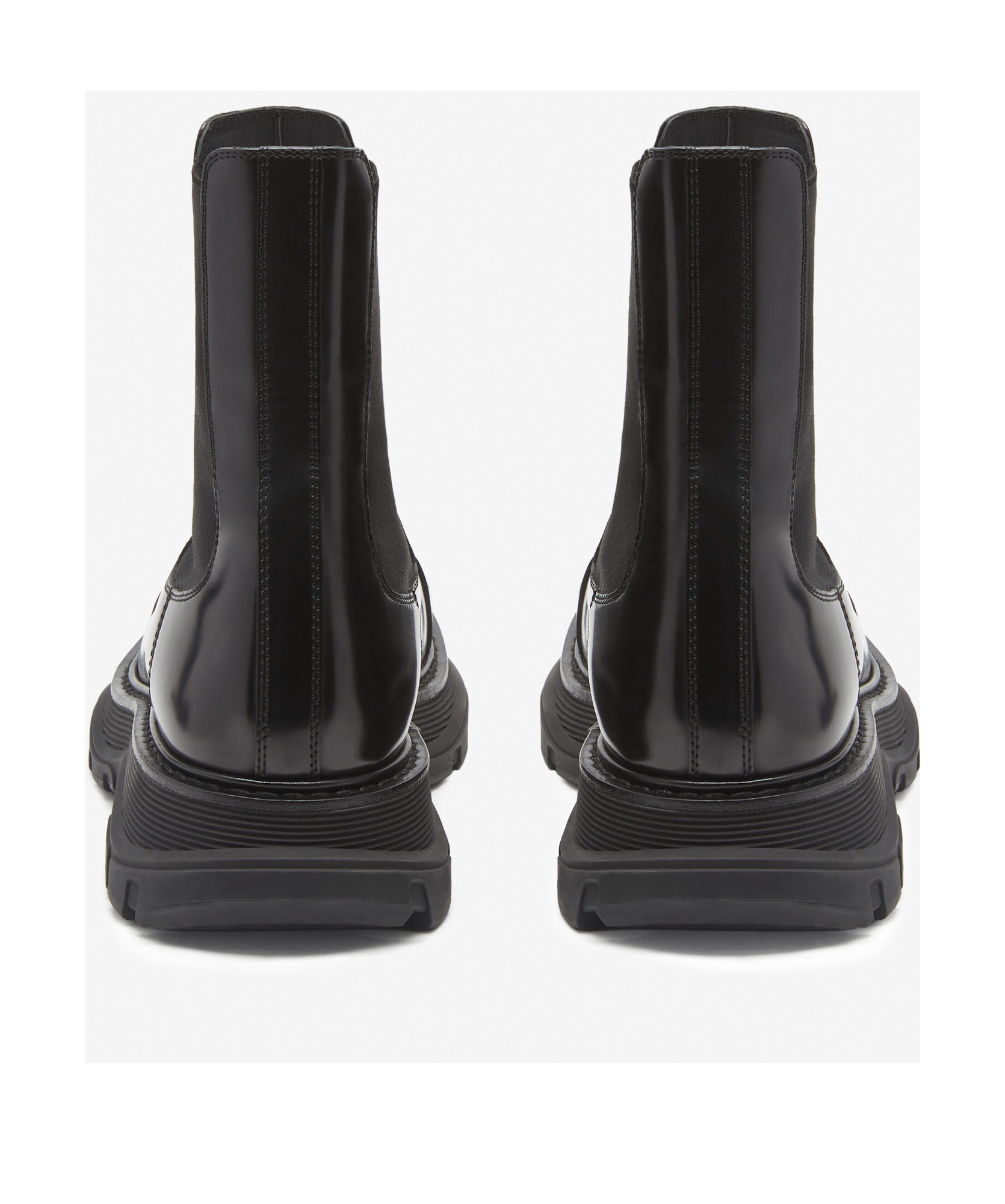 Alexander Mcqueen Alexander Mc Queen Leather Chelsea Boots In Black
