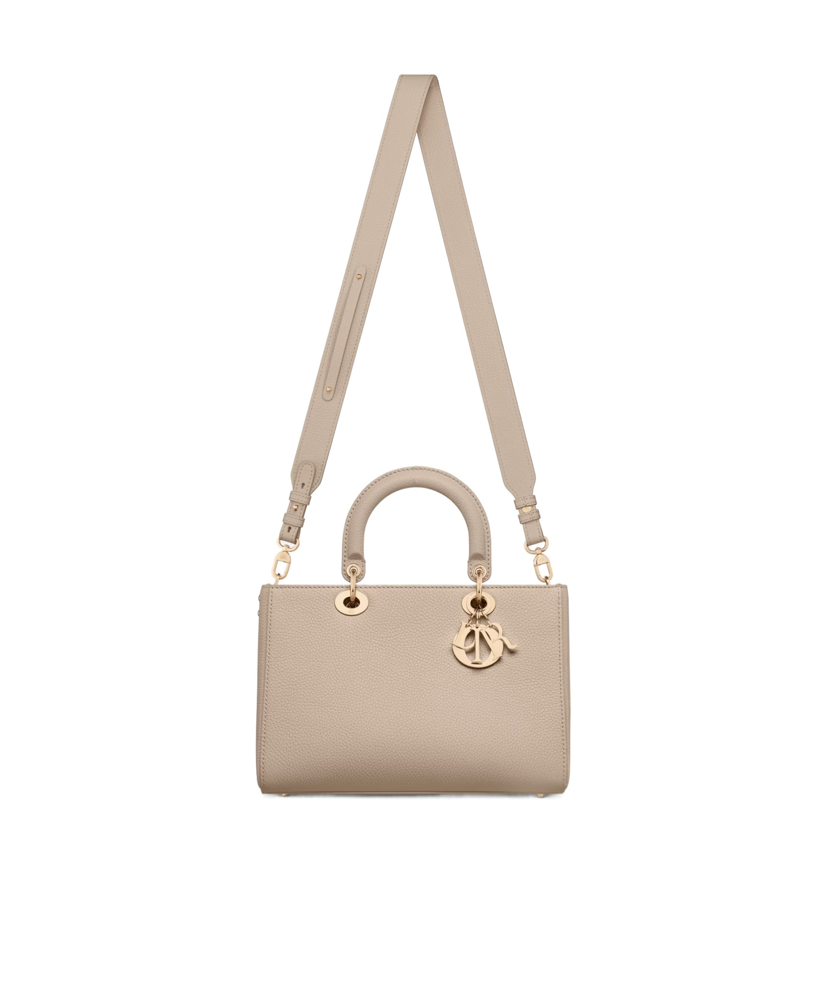 Dior Lady D-sire My Abc Medium Shoulder Bag In Nude