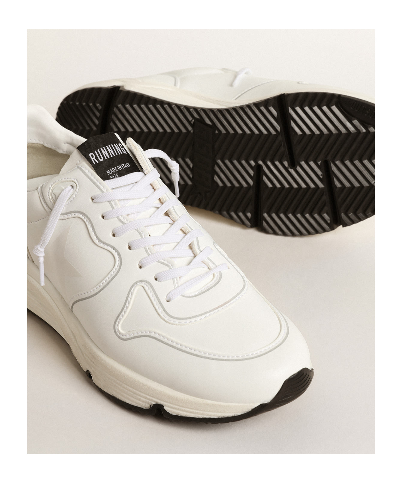 Golden Goose The Logo Is Tied With Low-top Casual Sneakers In White