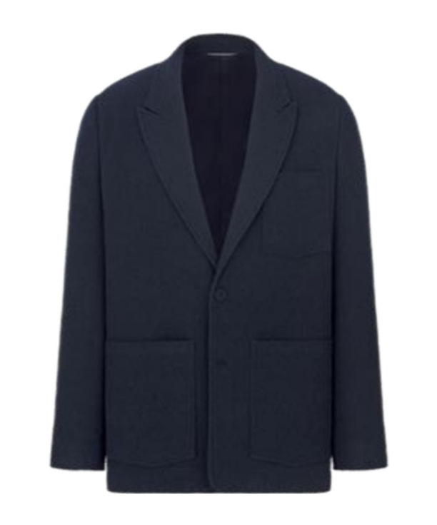 Dior Single-breasted Blazer In Black